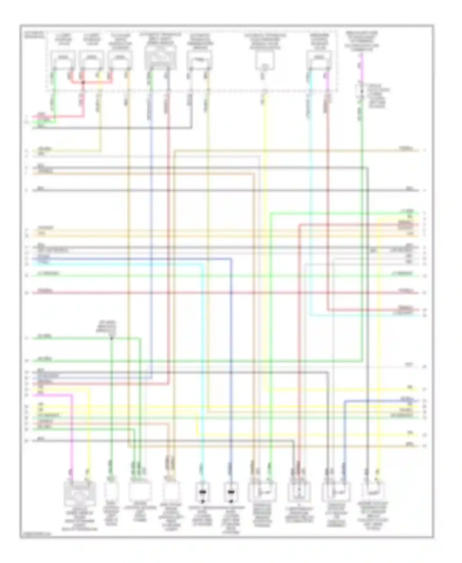 Wiring diagram automatic transaxle fluid pressure manual valve position switch for Chevrolet Impala VIII (1999-2006) (3 of 4)