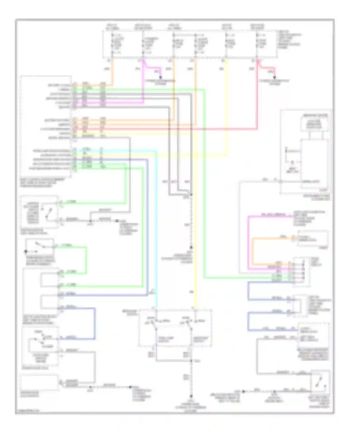 Wiring diagram class 2 serial data for Chevrolet Impala VIII (1999-2006) (5 of 5)