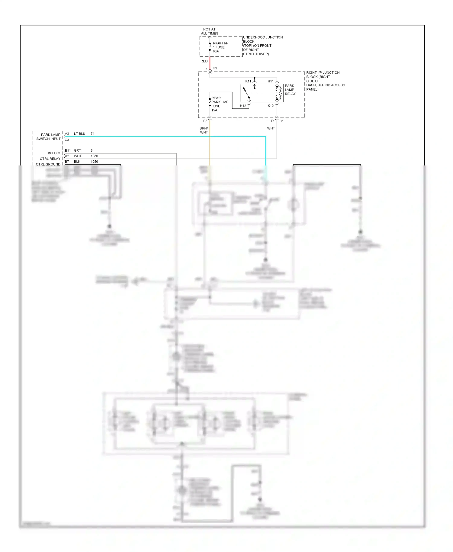 Wiring diagram lt blu for Chevrolet Impala VIII (1999-2006) (17 of 27)
