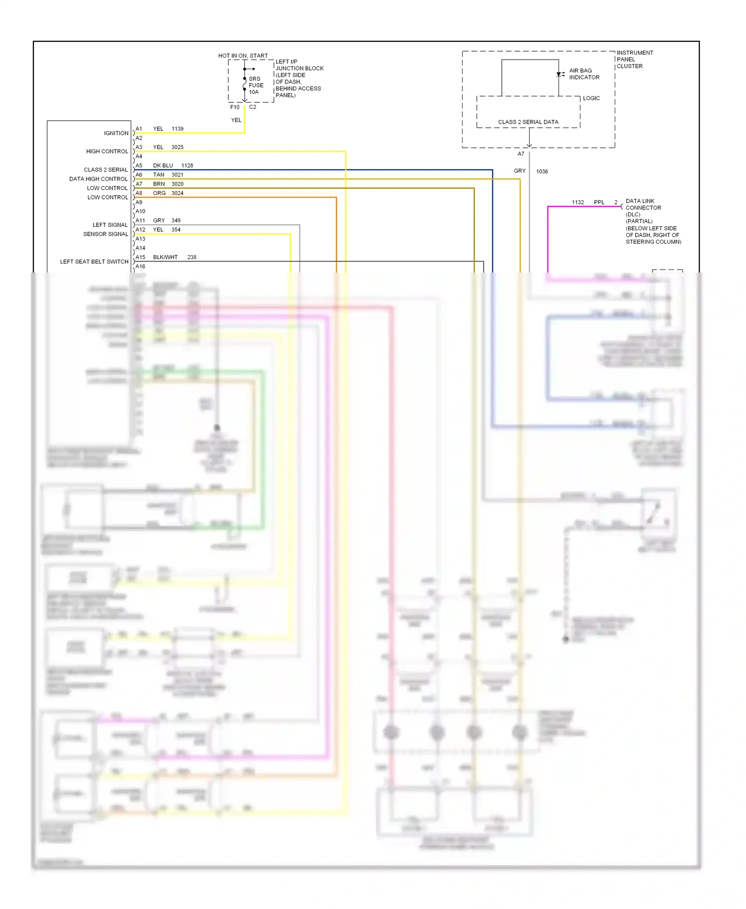 Wiring diagram nca for Chevrolet Impala VIII (1999-2006) (36 of 39)