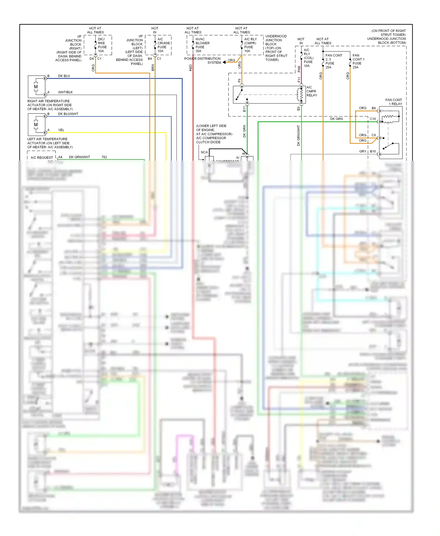 Wiring diagram nca for Chevrolet Impala VIII (1999-2006) (7 of 39)