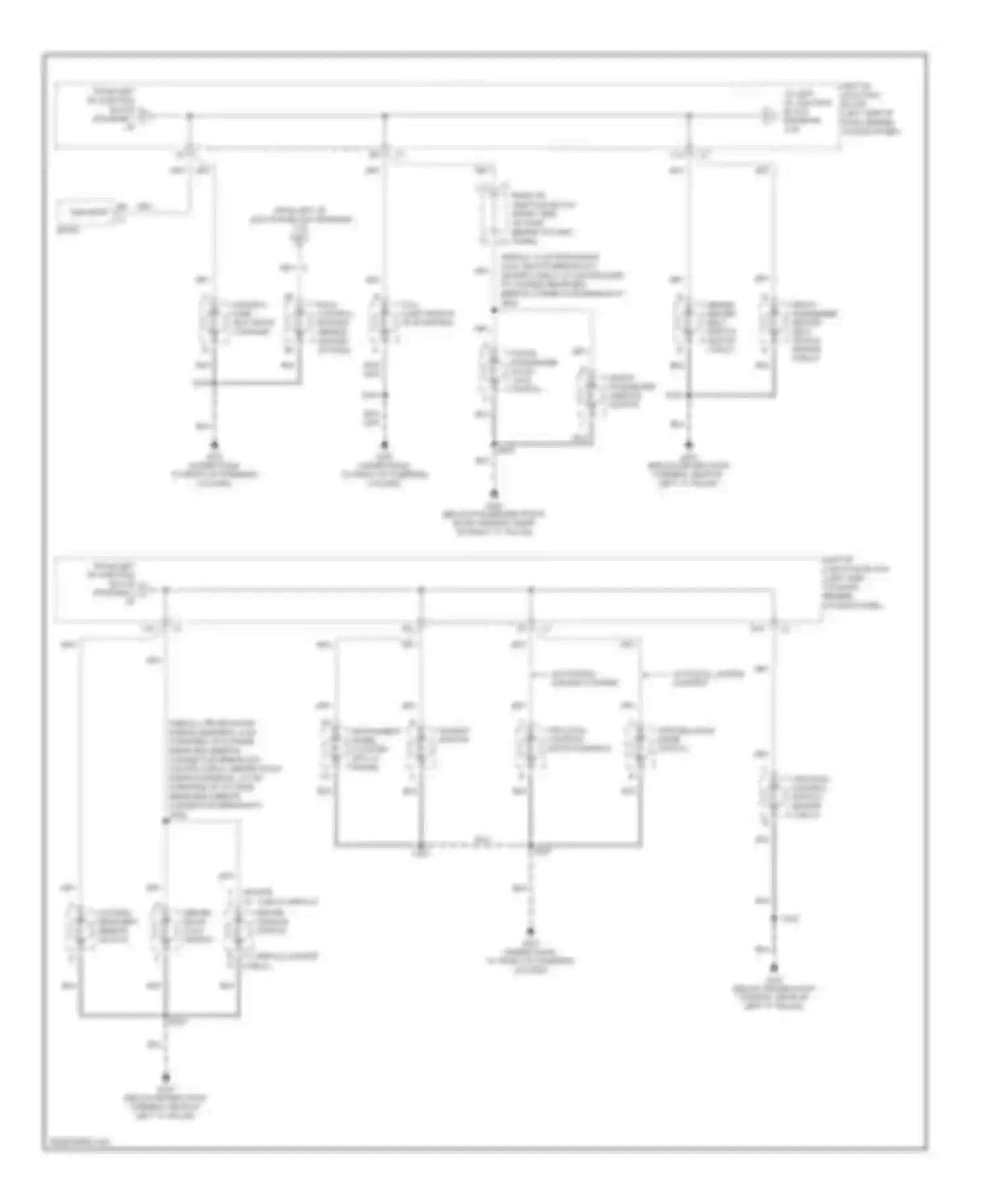 Wiring diagram surveillance mode switch for Chevrolet Impala VIII (1999-2006) (2 of 2)