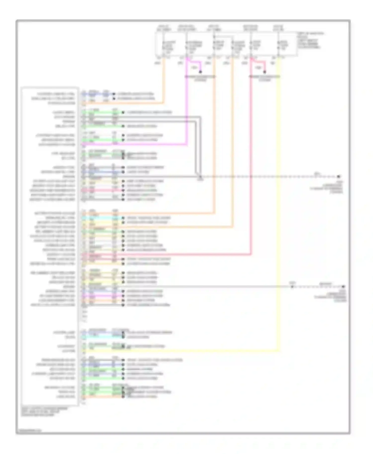 Wiring diagram wht for Chevrolet Impala VIII (1999-2006) (3 of 48)