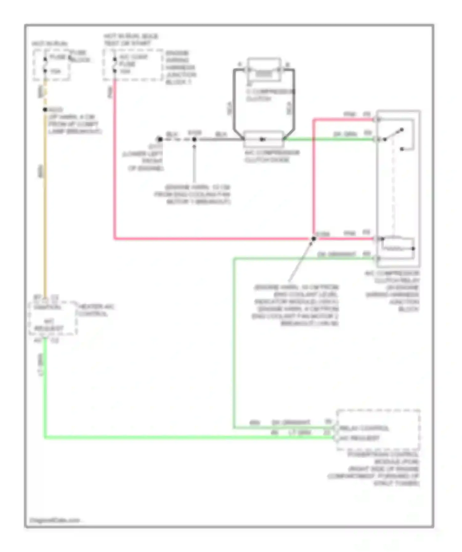 Lumina Chevrolet I (1989-2001): Compressor circuit