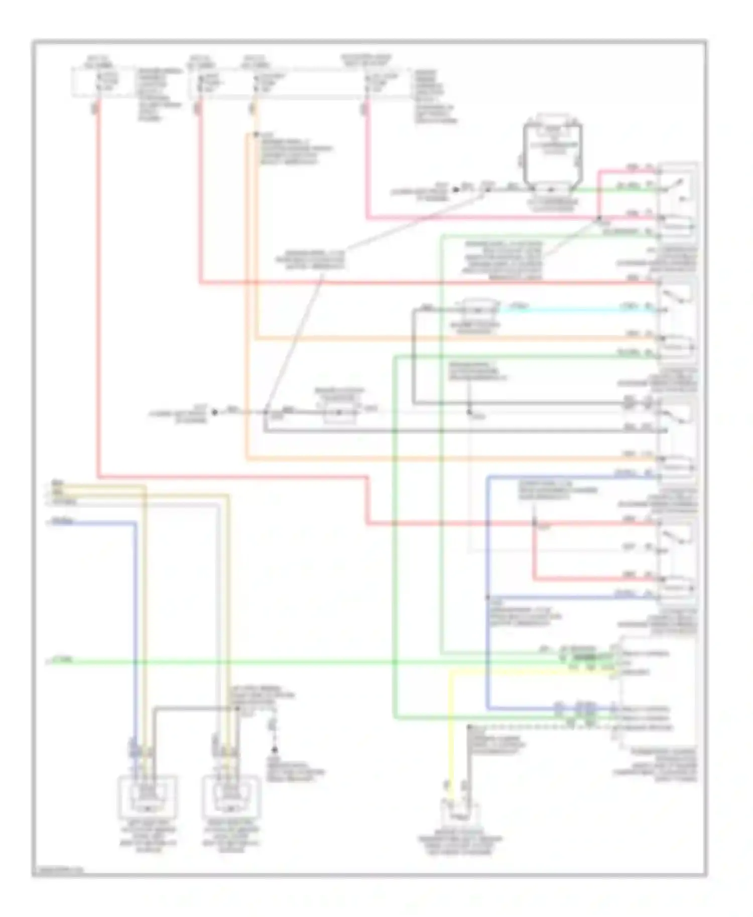 Lumina Chevrolet I (1989-2001): Manual a/c circuit, dual zone a/c (2 of 2)