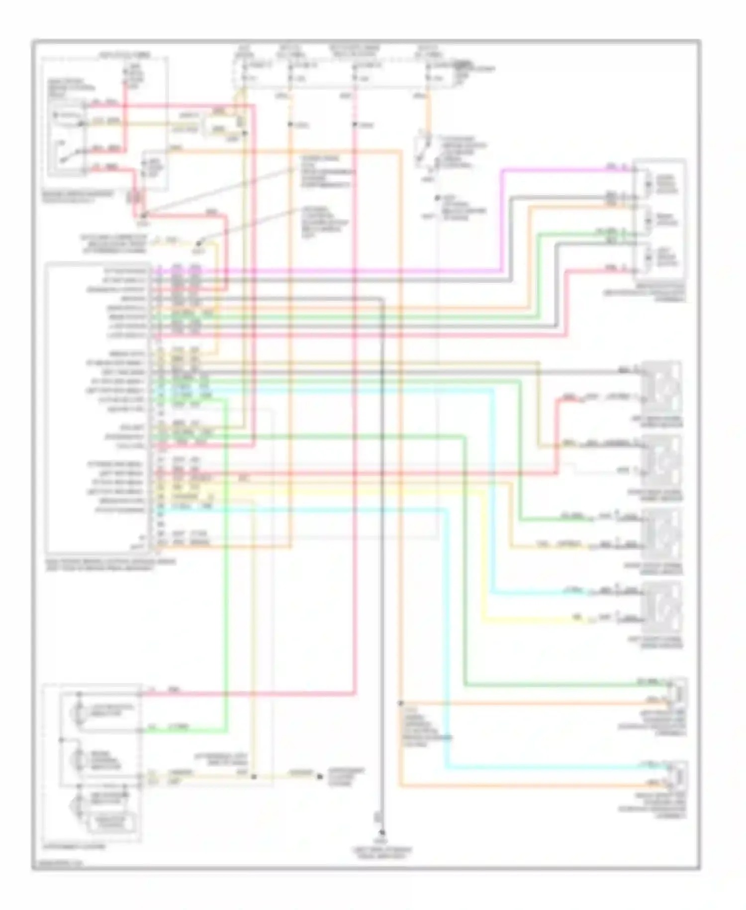 Lumina Chevrolet I (1989-2001): Anti-lock brake circuits