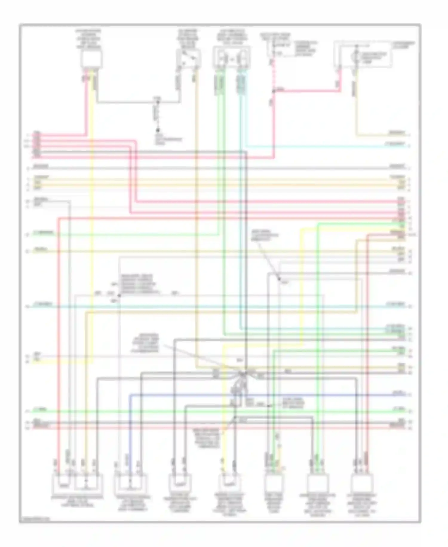 Lumina Chevrolet I (1989-2001): Wiring diagram engine performance 3.1l vin ms (3 of 4)