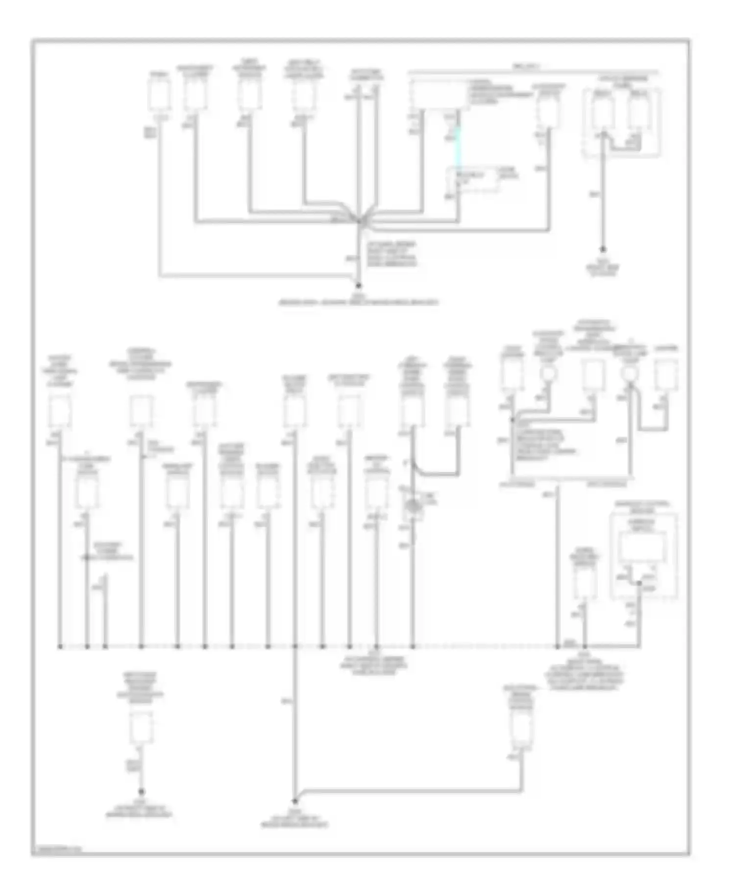 Lumina Chevrolet I (1989-2001): Ground distribution circuit (2 of 3)