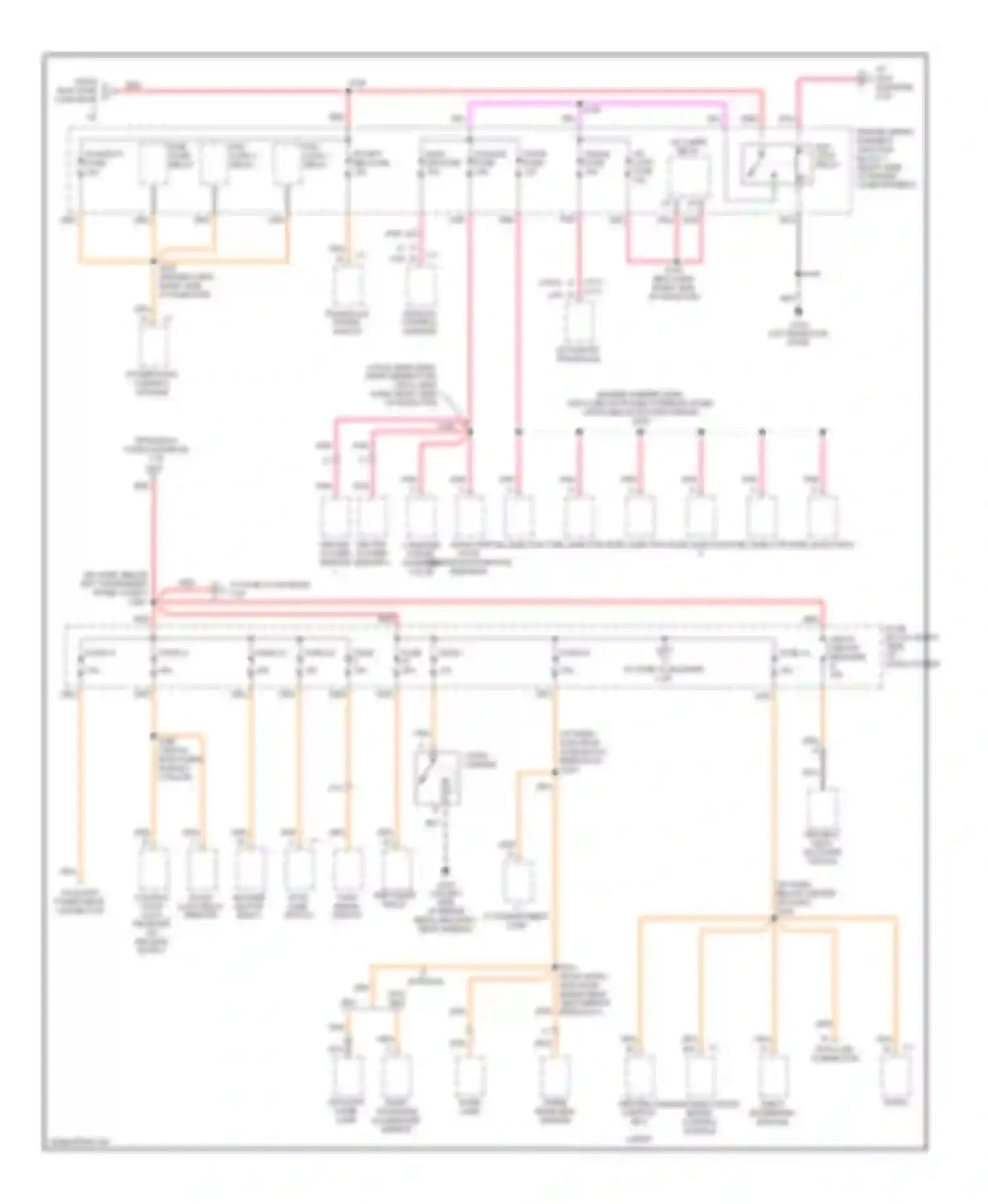 Lumina Chevrolet I (1989-2001): Power distribution circuit (2 of 4)