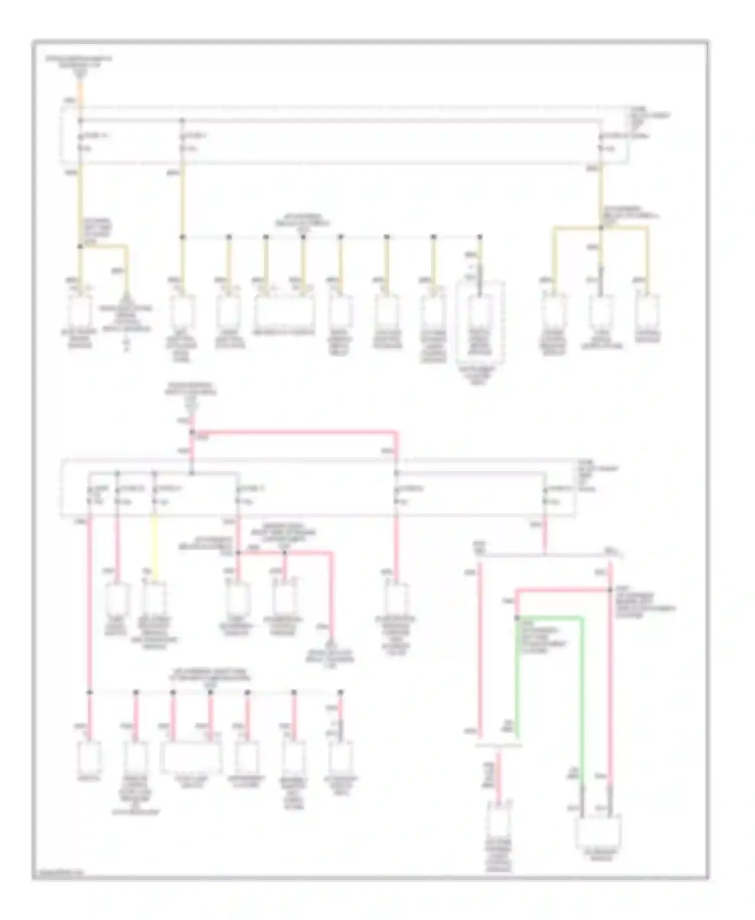 Lumina Chevrolet I (1989-2001): Power distribution circuit (4 of 4)