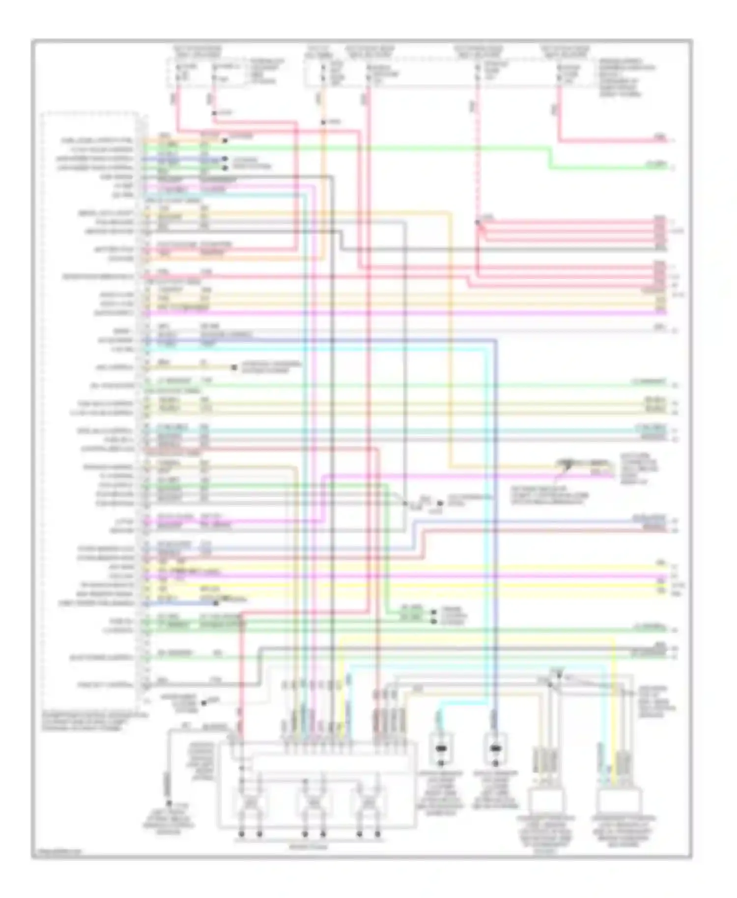 Wiring diagram fuel inj 4 control fuel inj 5 control ref low for Chevrolet Lumina I (1989-2001) (1 of 1)
