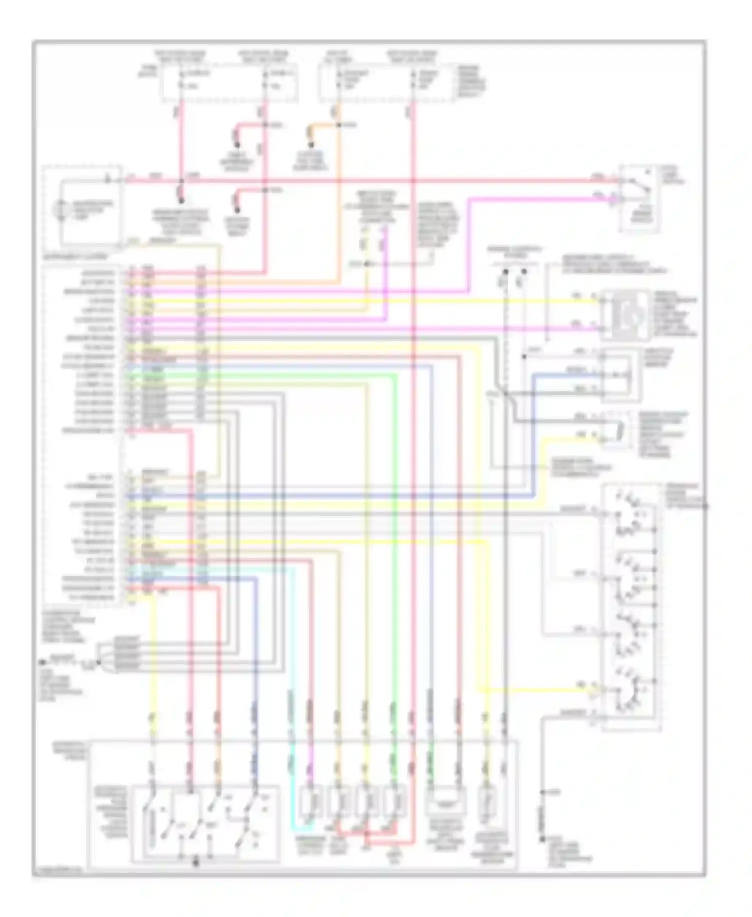 Wiring diagram fuse 12 for Chevrolet Lumina I (1989-2001) (1 of 3)