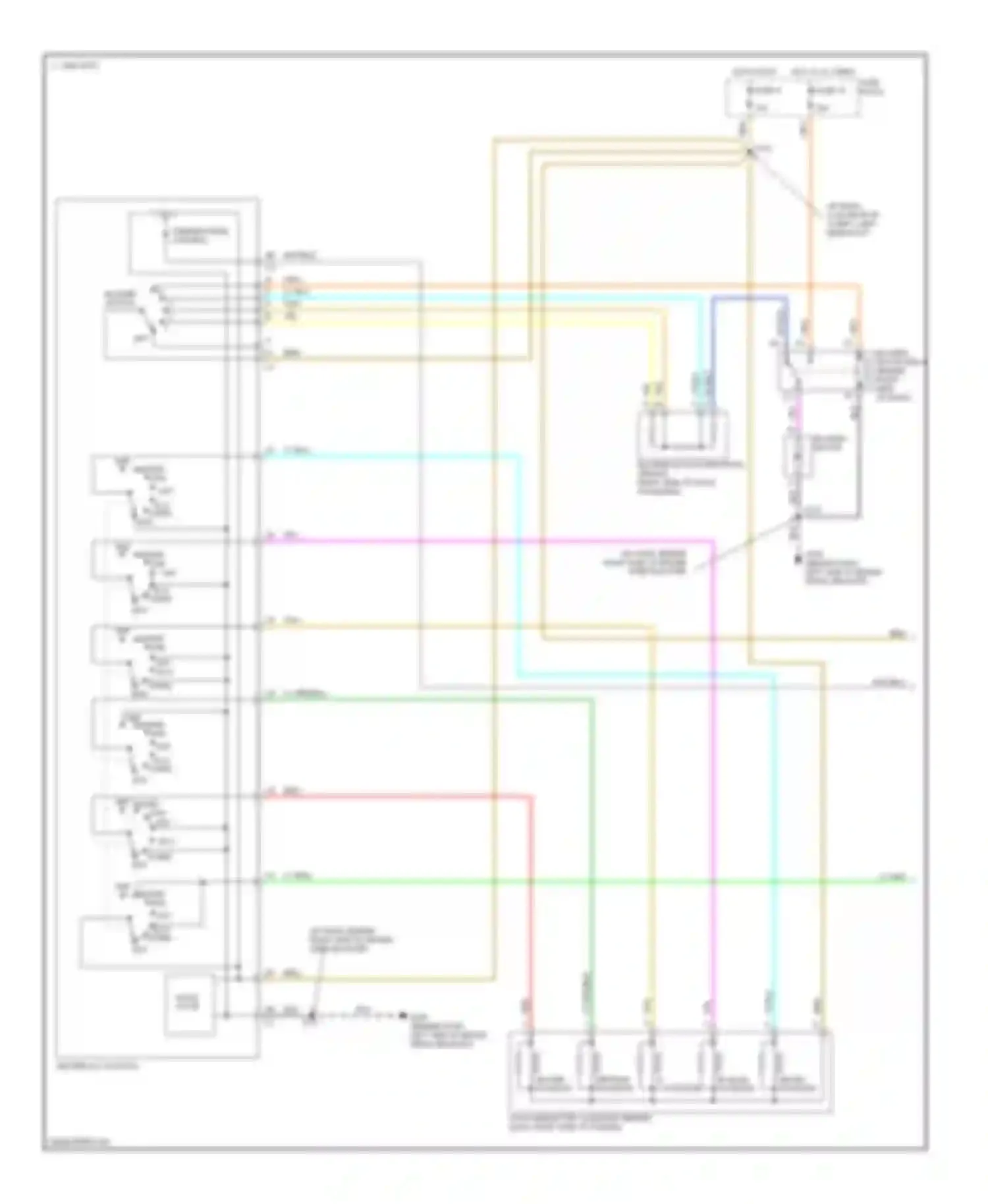Wiring diagram fuse 4 for Chevrolet Lumina I (1989-2001) (6 of 7)