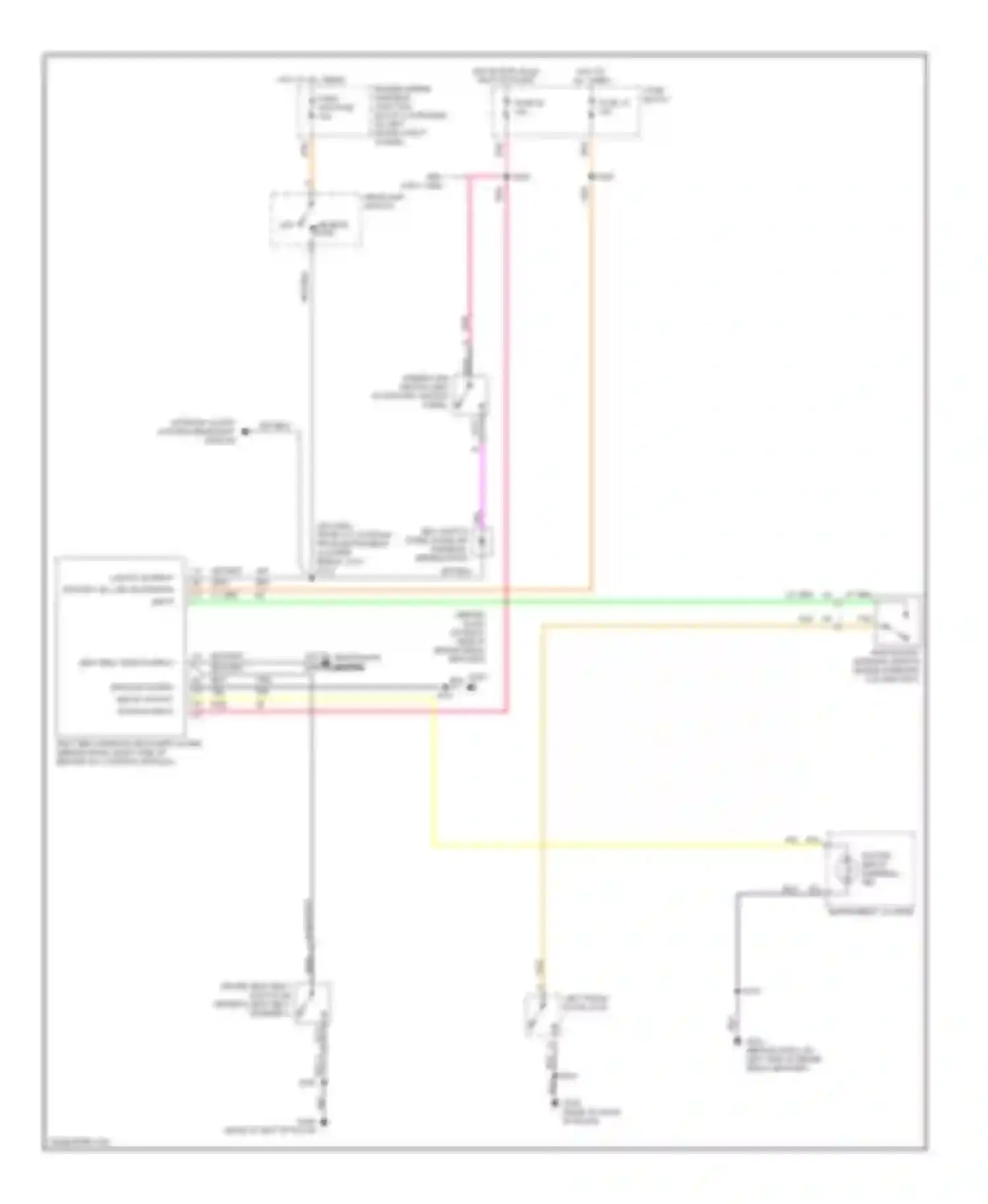 Wiring diagram headlamp switch for Chevrolet Lumina I (1989-2001) (7 of 7)