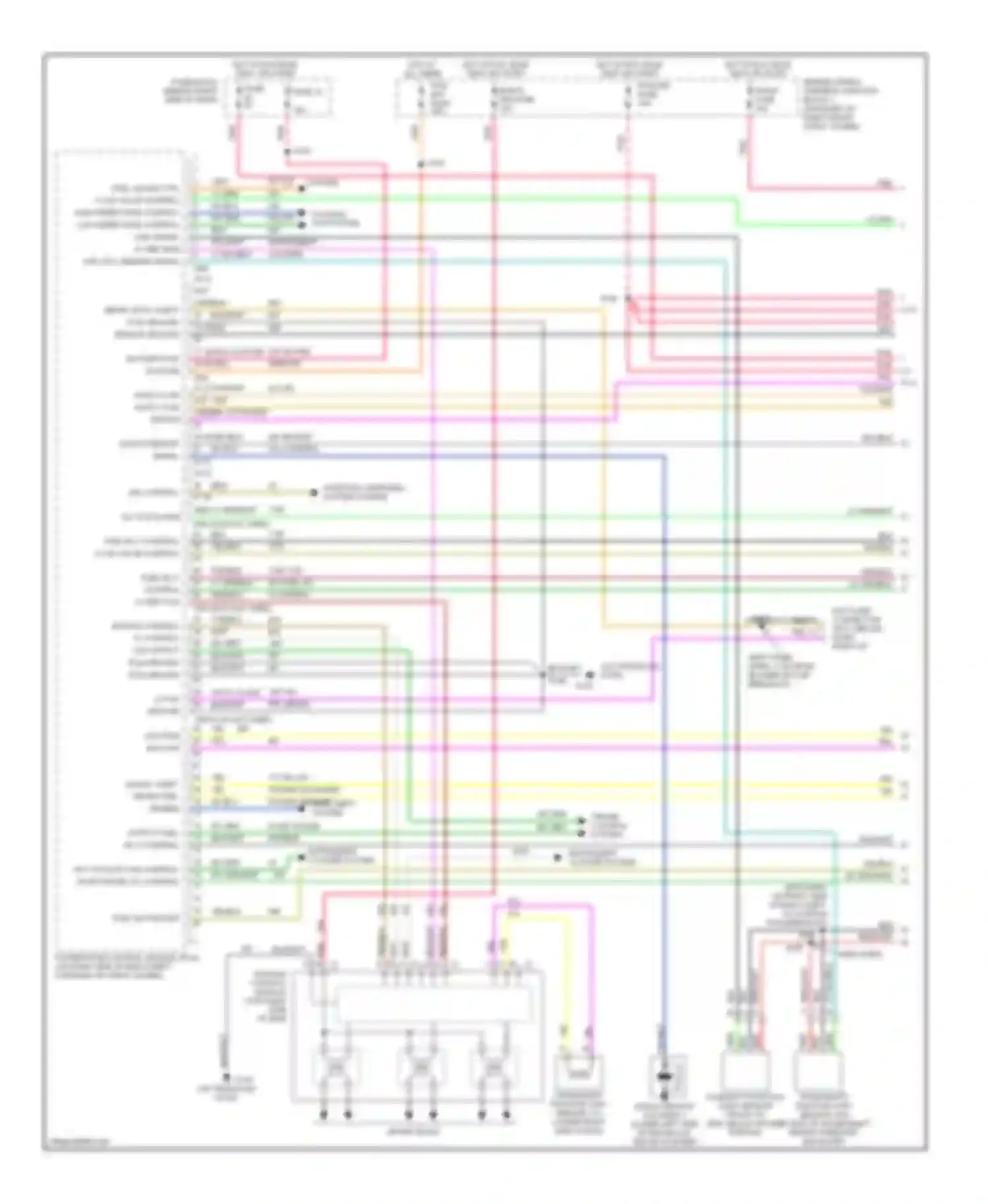 Wiring diagram pnk/blk for Chevrolet Lumina I (1989-2001) (1 of 5)