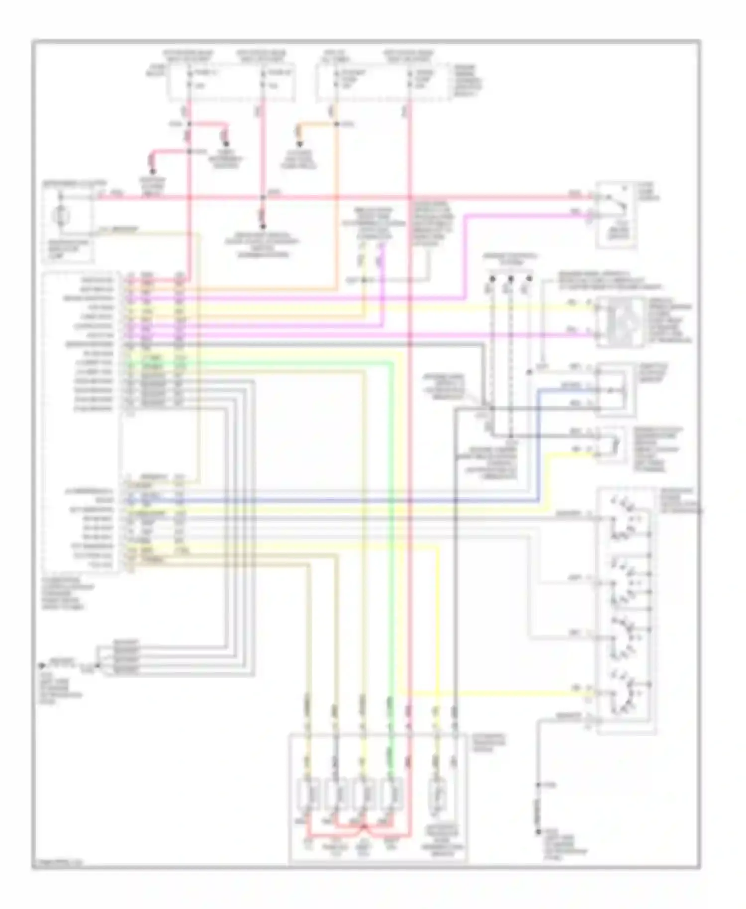 Wiring diagram tan/blk for Chevrolet Lumina I (1989-2001) (1 of 4)