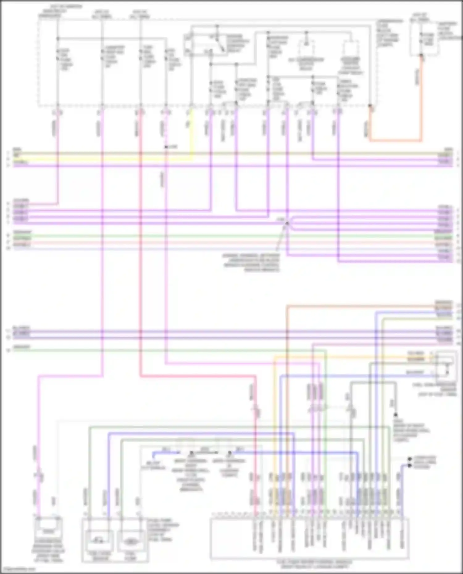 Malibu Chevrolet IX facelift (2018-2024): Wiring diagram engine performance 1.5l vin t (2 of 7)