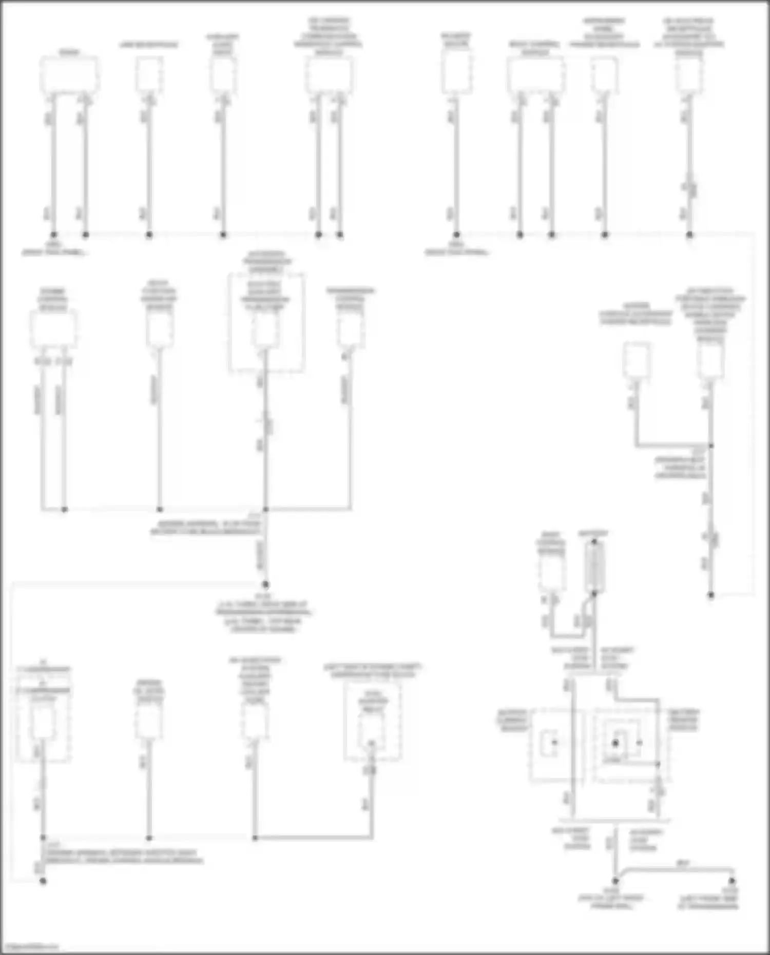 Malibu Chevrolet IX facelift (2018-2024): Ground distribution circuit (3 of 6)