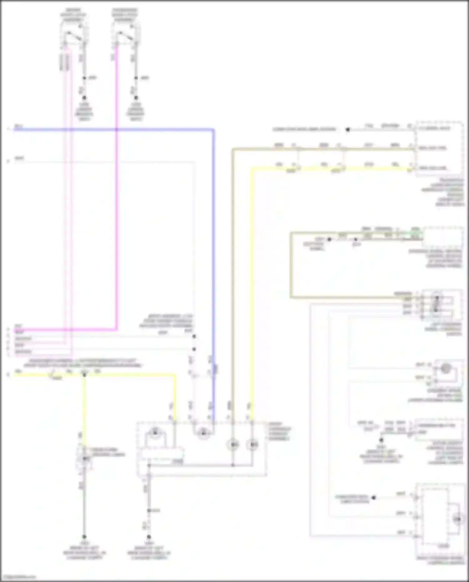 Malibu Chevrolet IX facelift (2018-2024): Instrument illumination circuit (3 of 3)