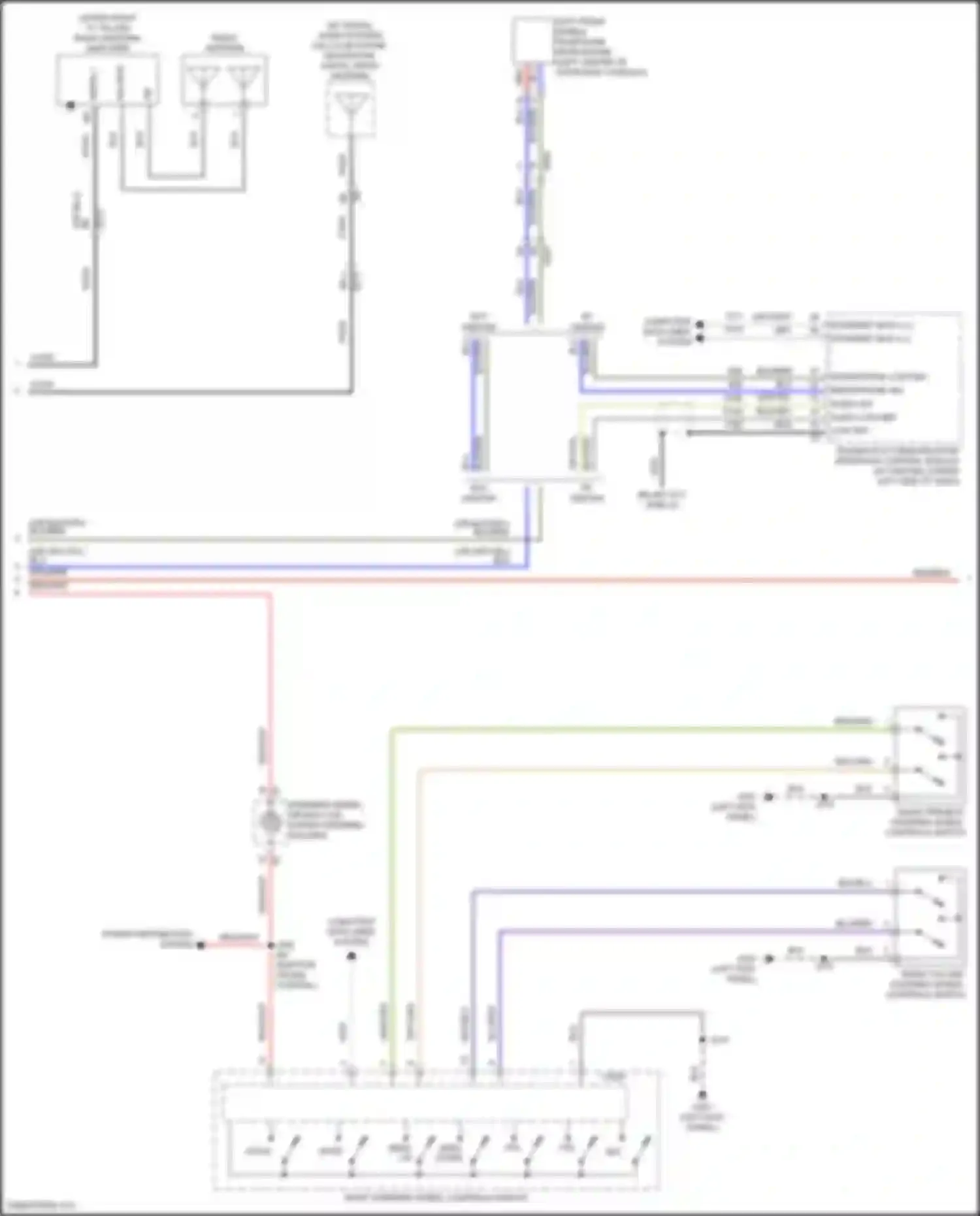 Malibu Chevrolet IX facelift (2018-2024): Navigation circuit, mid/high level (2 of 4)