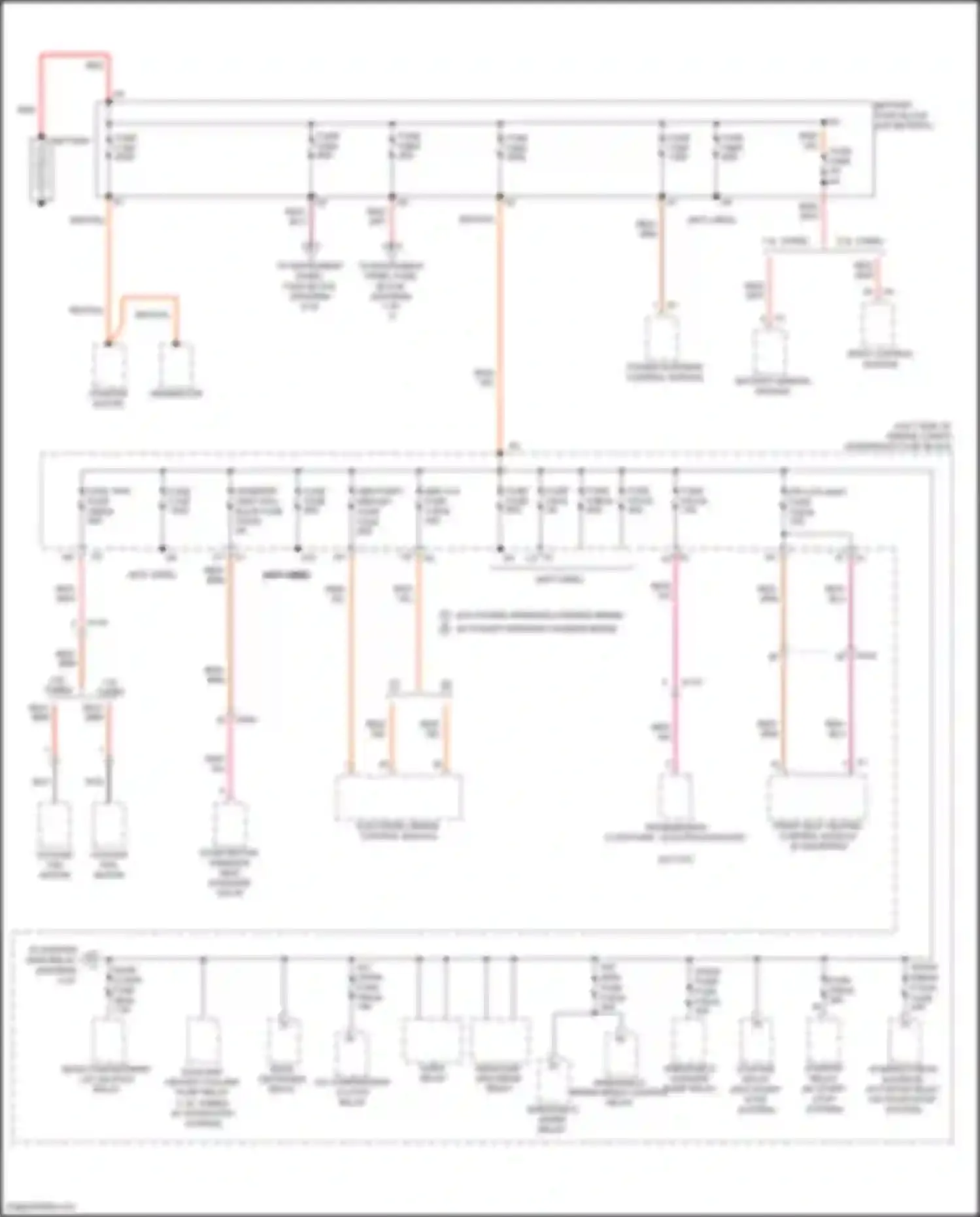 Malibu Chevrolet IX facelift (2018-2024): Power distribution circuit (1 of 7)