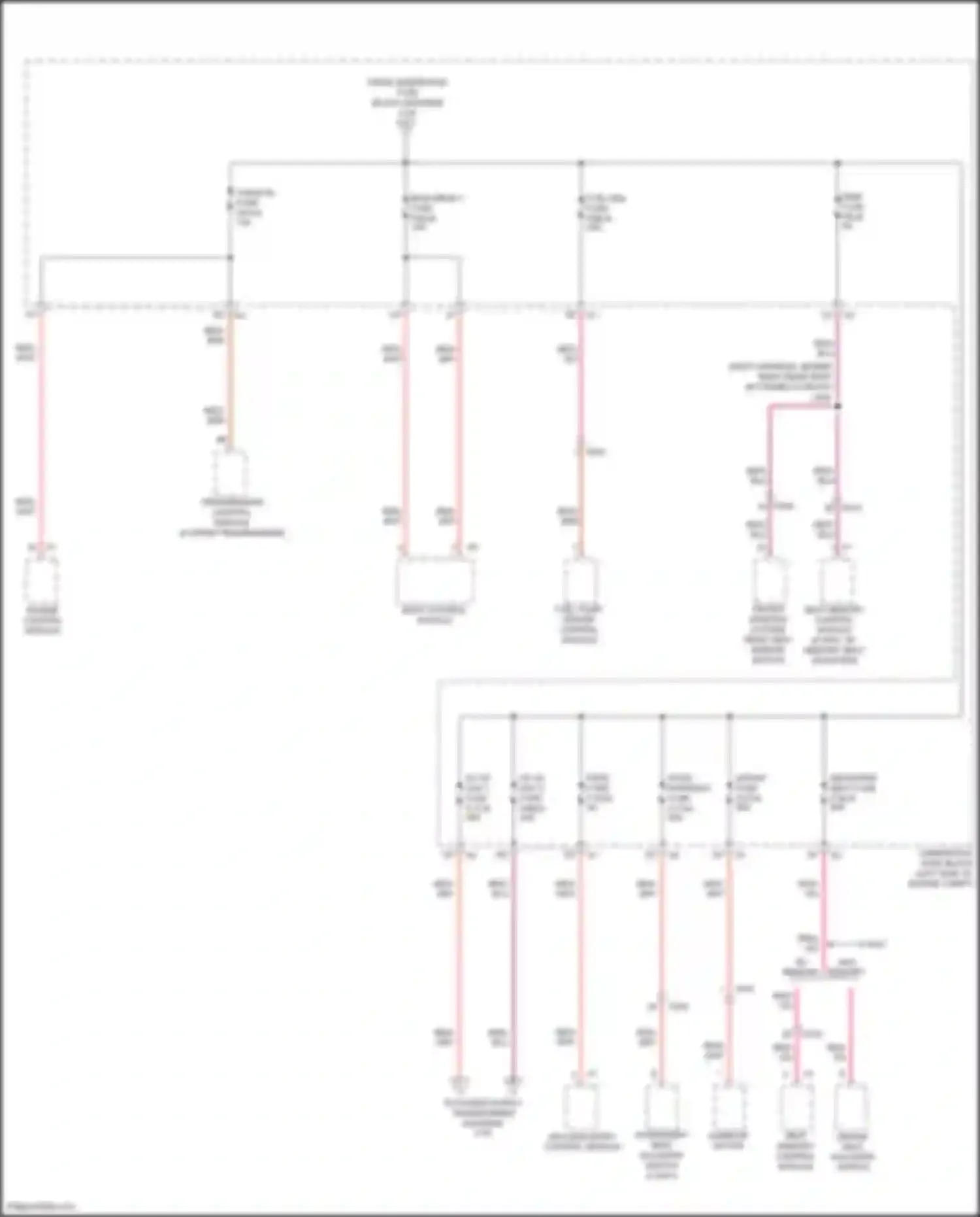 Malibu Chevrolet IX facelift (2018-2024): Power distribution circuit (5 of 7)