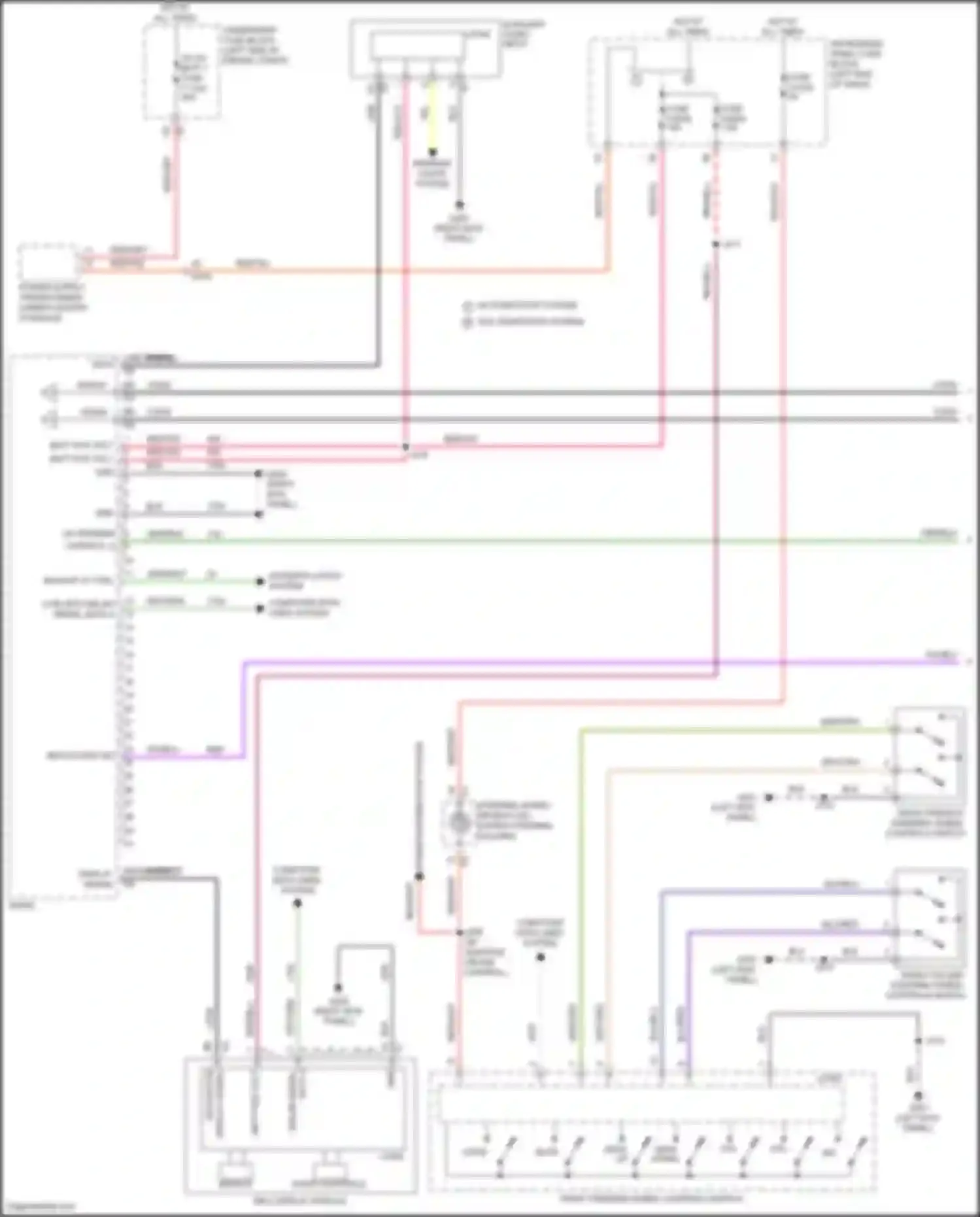 Malibu Chevrolet IX facelift (2018-2024): Radio circuit, low level (1 of 3)