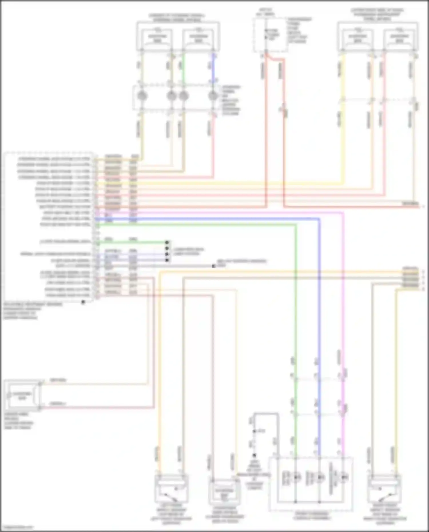 Malibu Chevrolet IX facelift (2018-2024): Supplemental restraints circuit (1 of 3)