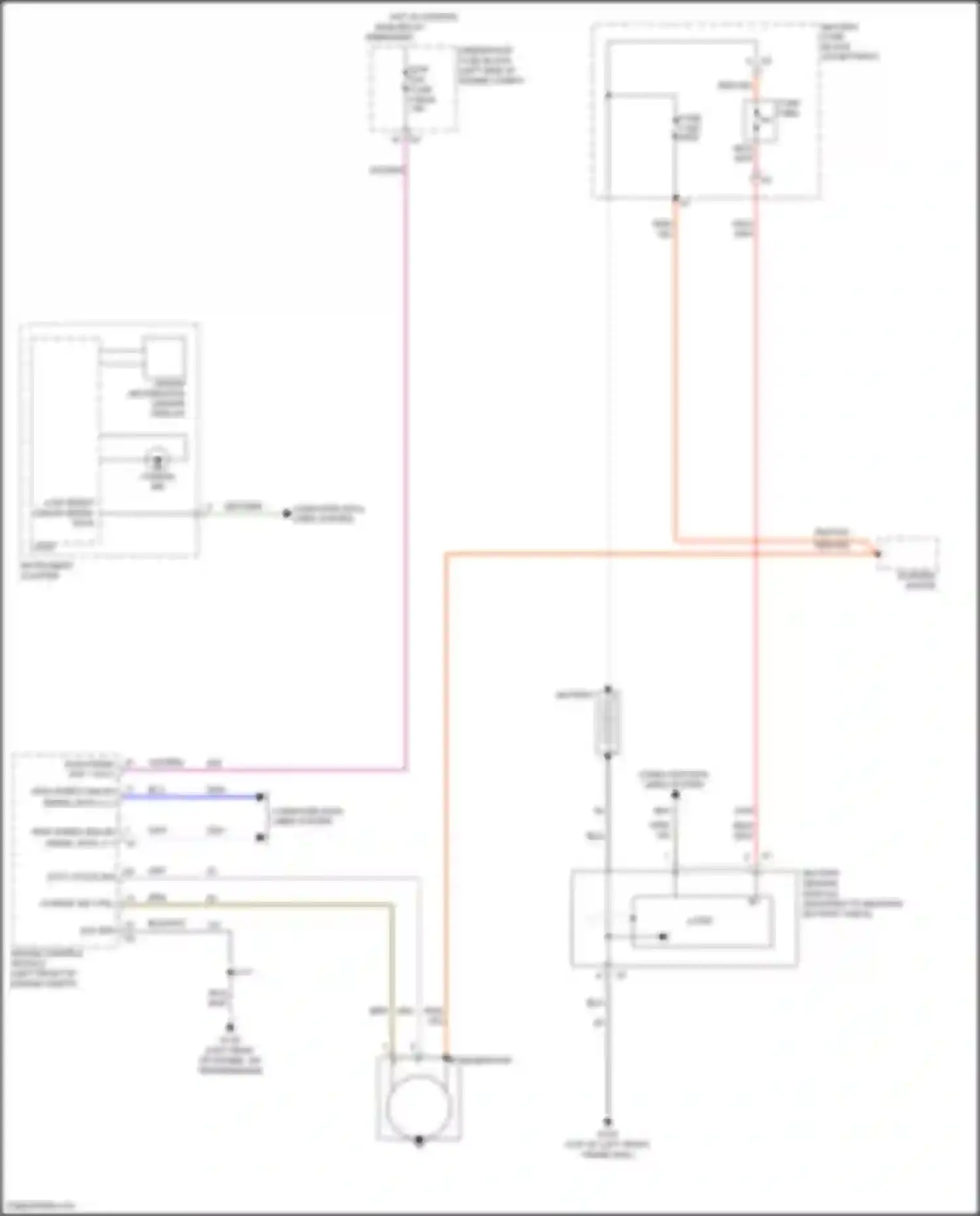 Wiring diagram battery sensor module for Chevrolet Malibu IX facelift (2018-2024) (2 of 8)