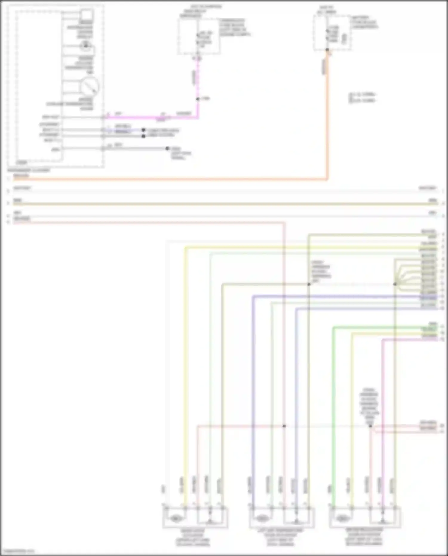 Wiring diagram driver information center display for Chevrolet Malibu IX facelift (2018-2024) (3 of 28)