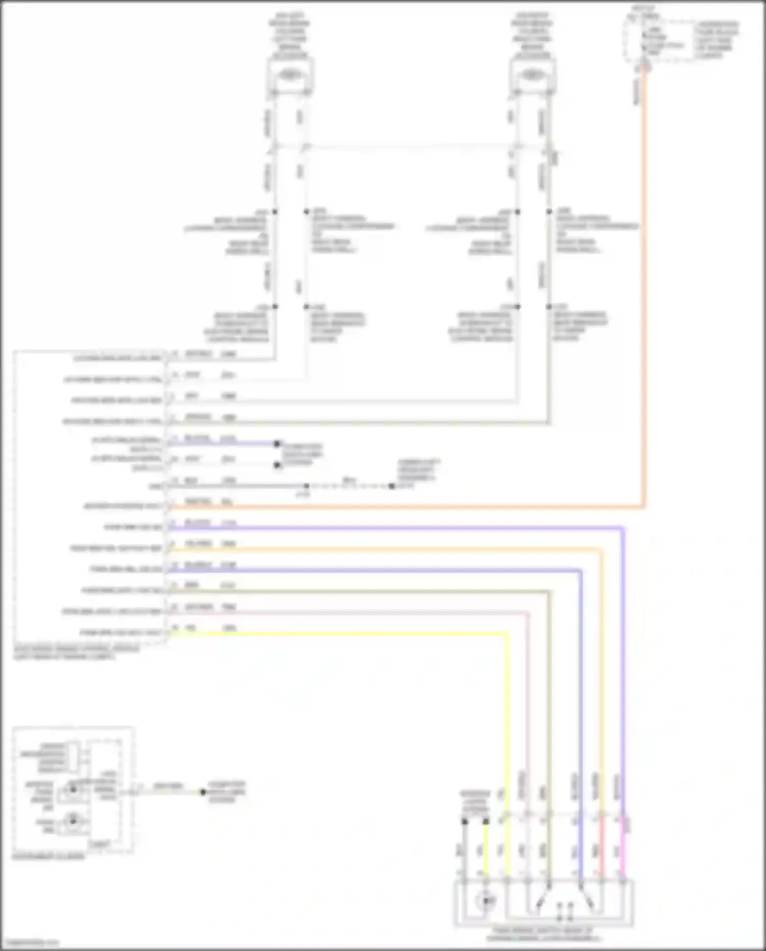 Wiring diagram driver information center display for Chevrolet Malibu IX facelift (2018-2024) (17 of 28)
