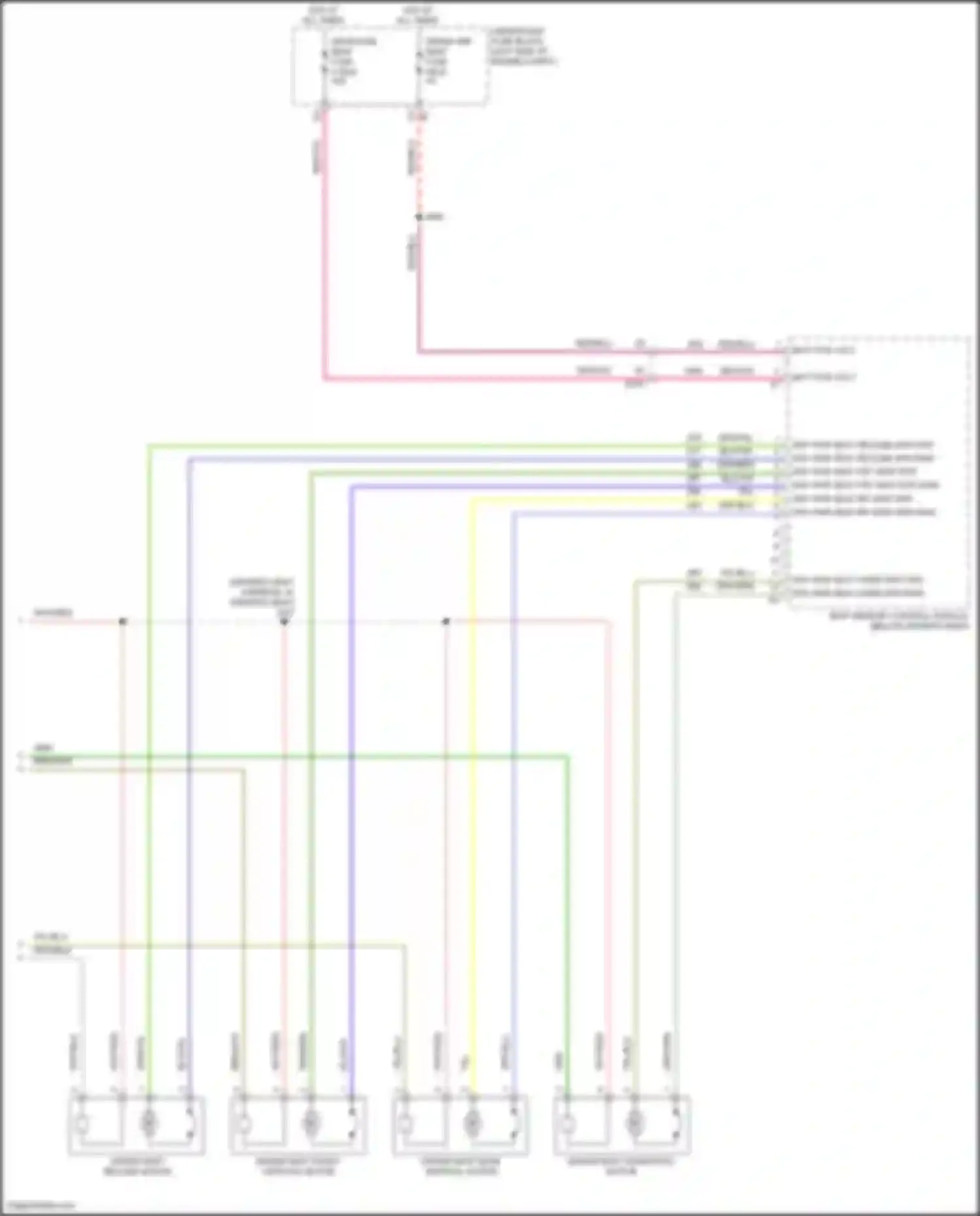 Wiring diagram drv pwr seat frt vert mtr dwn for Chevrolet Malibu IX facelift (2018-2024) (1 of 1)