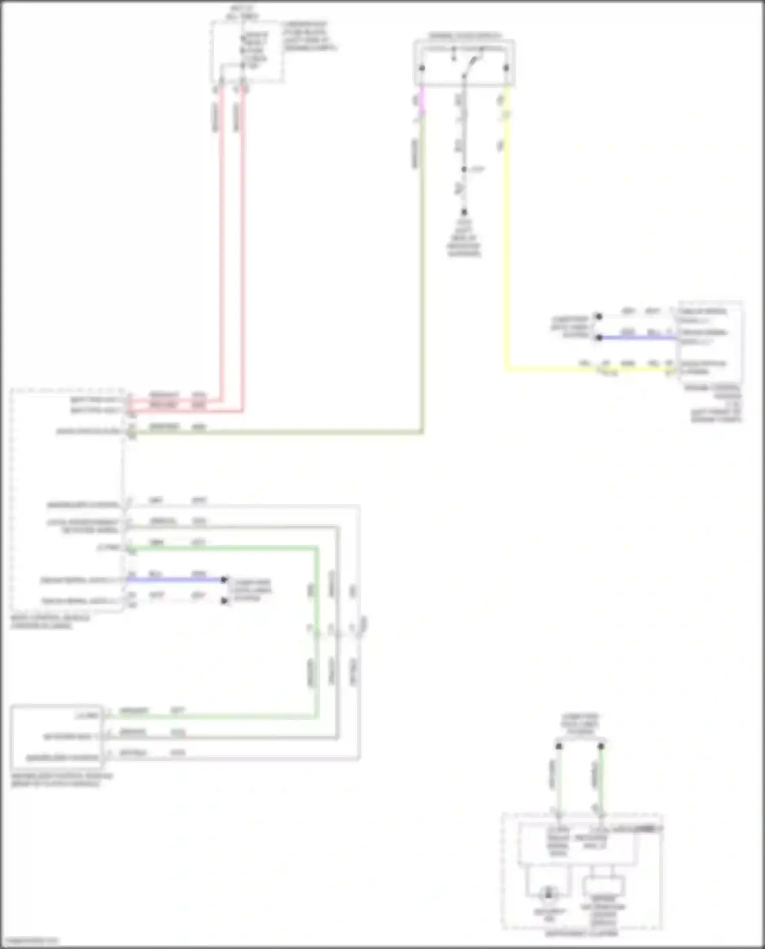 Wiring diagram hood status a signal for Chevrolet Malibu IX facelift (2018-2024) (1 of 1)