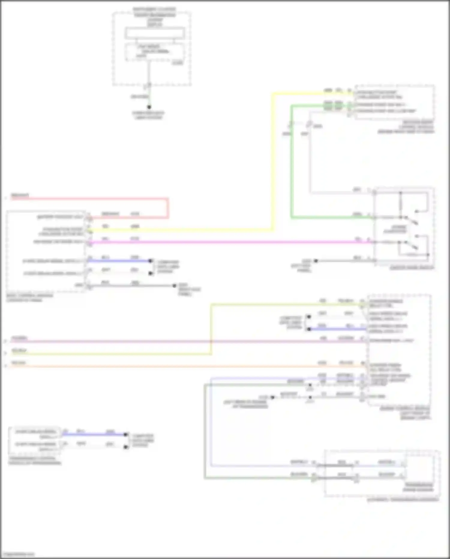 Wiring diagram ign mode sw mode volt for Chevrolet Malibu IX facelift (2018-2024) (2 of 2)