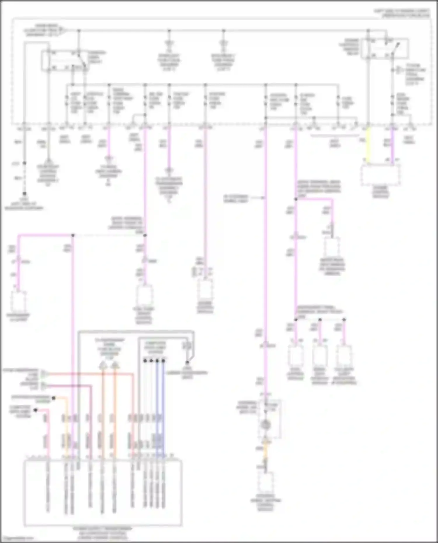 Wiring diagram ignition main relay for Chevrolet Malibu IX facelift (2018-2024) (2 of 2)