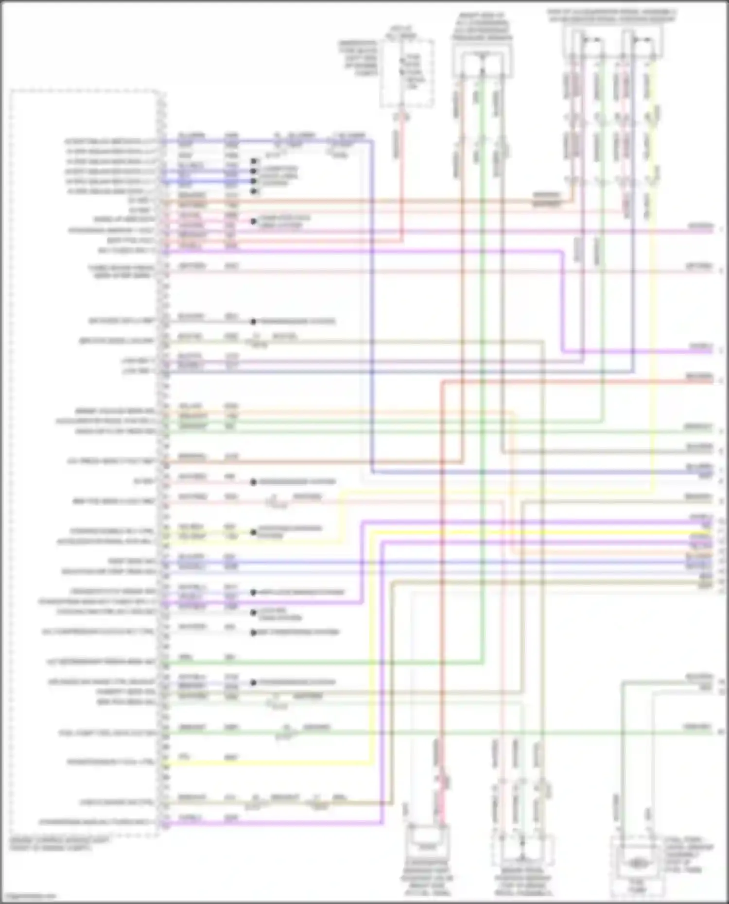 Wiring diagram induction air temp sens sig for Chevrolet Malibu IX facelift (2018-2024) (2 of 2)