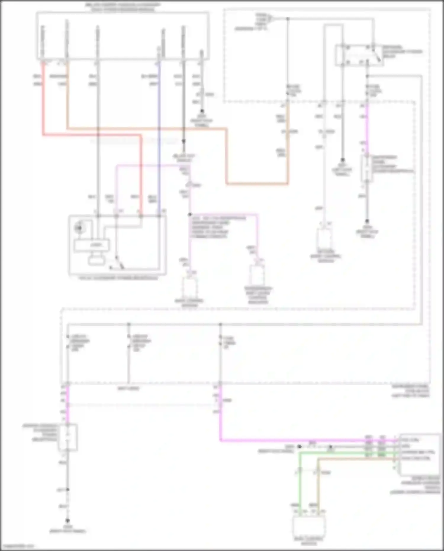 Wiring diagram instrument panel fuse block for Chevrolet Malibu IX facelift (2018-2024) (5 of 35)