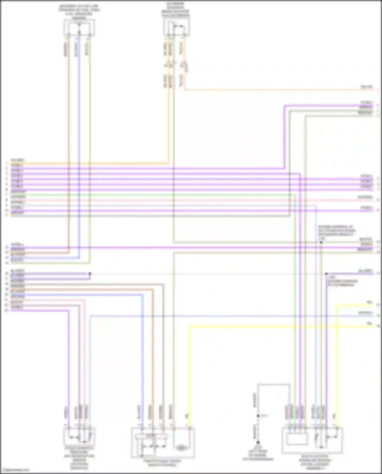 Wiring diagram intake manifold pressure, air temperature sensor for Chevrolet Malibu IX facelift (2018-2024) (1 of 1)