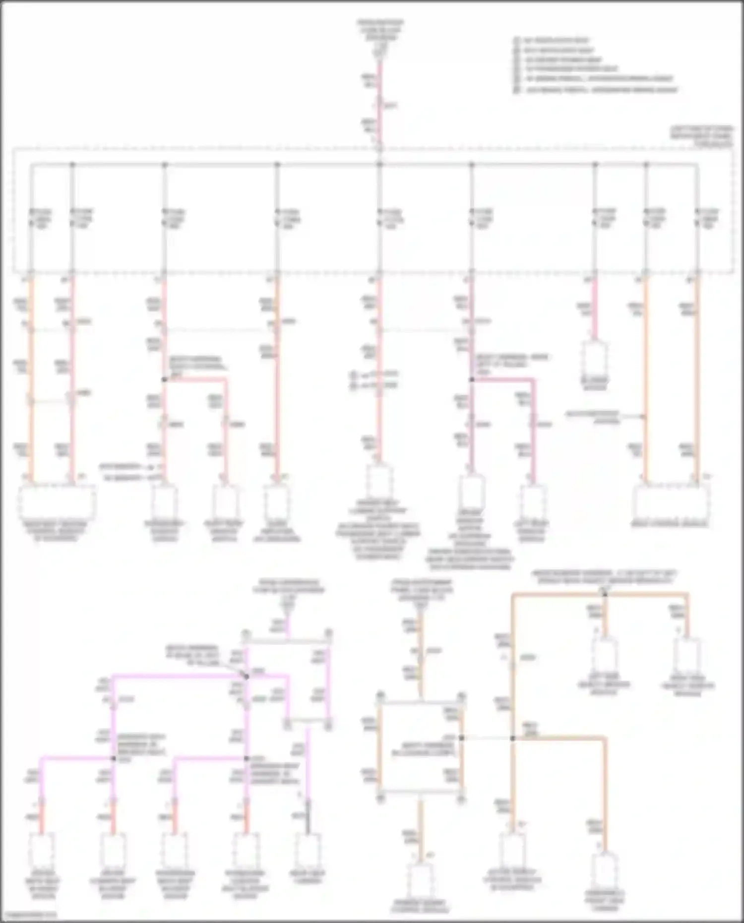 Wiring diagram left rear window switch for Chevrolet Malibu IX facelift (2018-2024) (6 of 10)