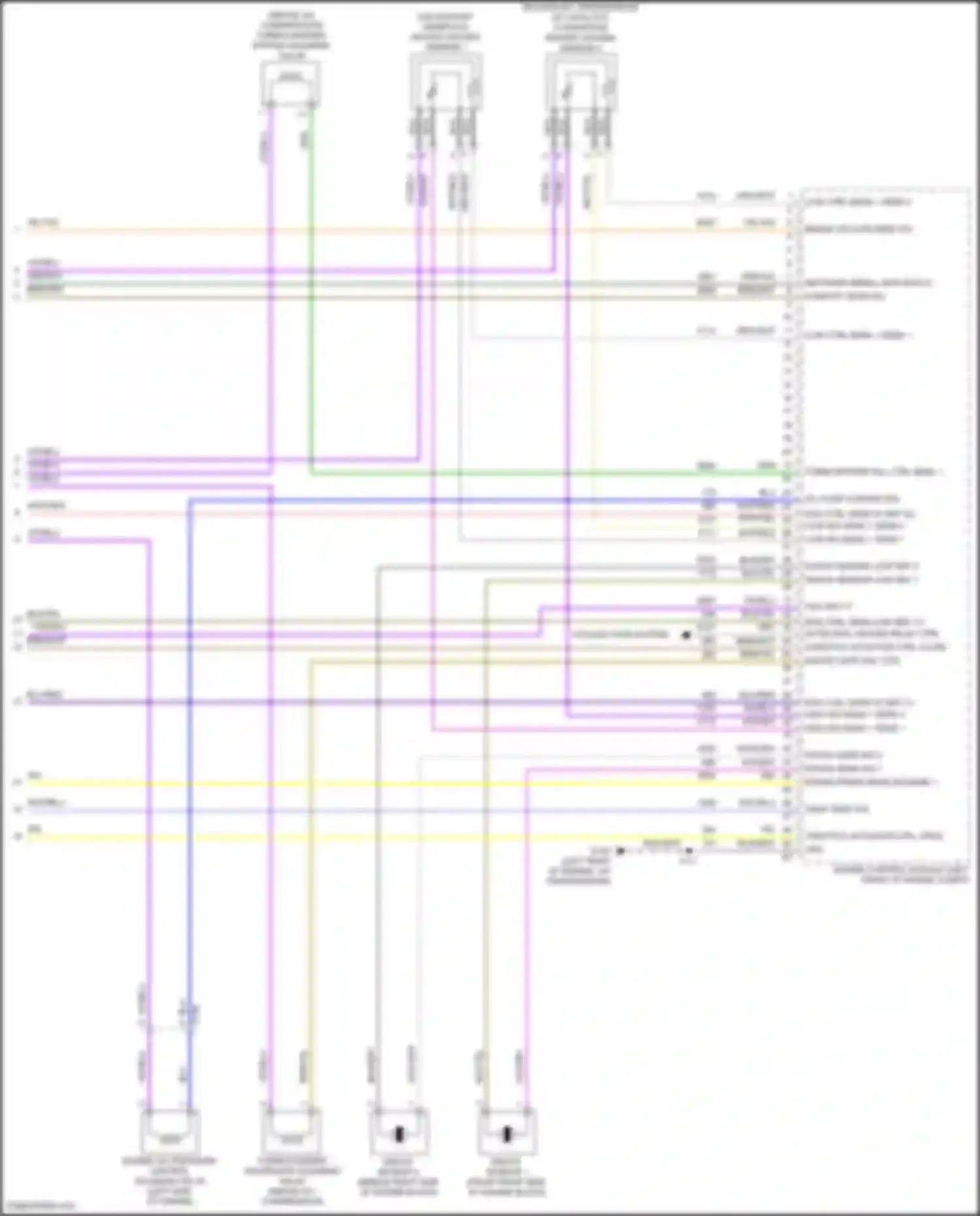 Wiring diagram low ctrl bank 1 sens 1 for Chevrolet Malibu IX facelift (2018-2024) (1 of 1)