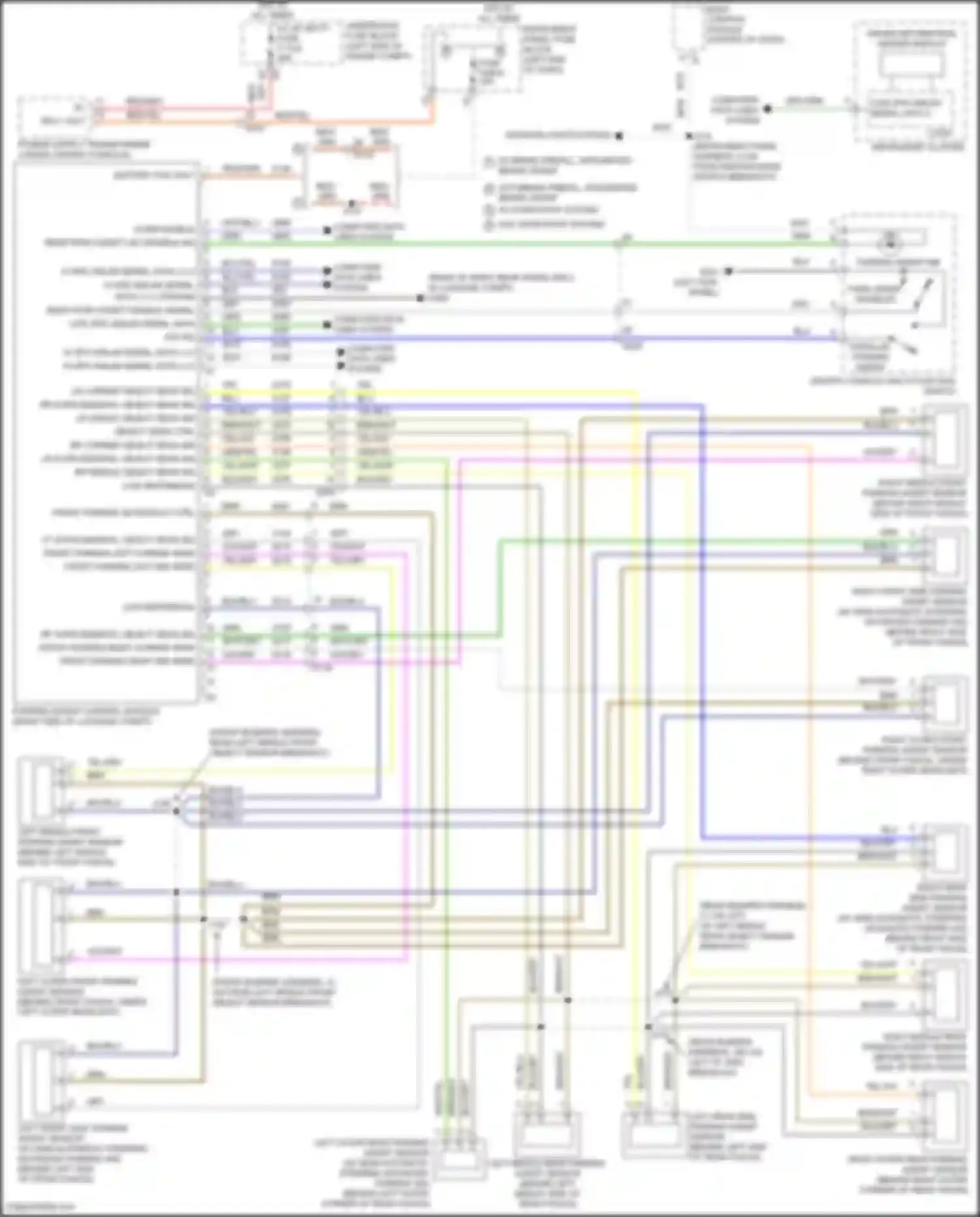 Wiring diagram lr middle object sens sig for Chevrolet Malibu IX facelift (2018-2024) (1 of 1)