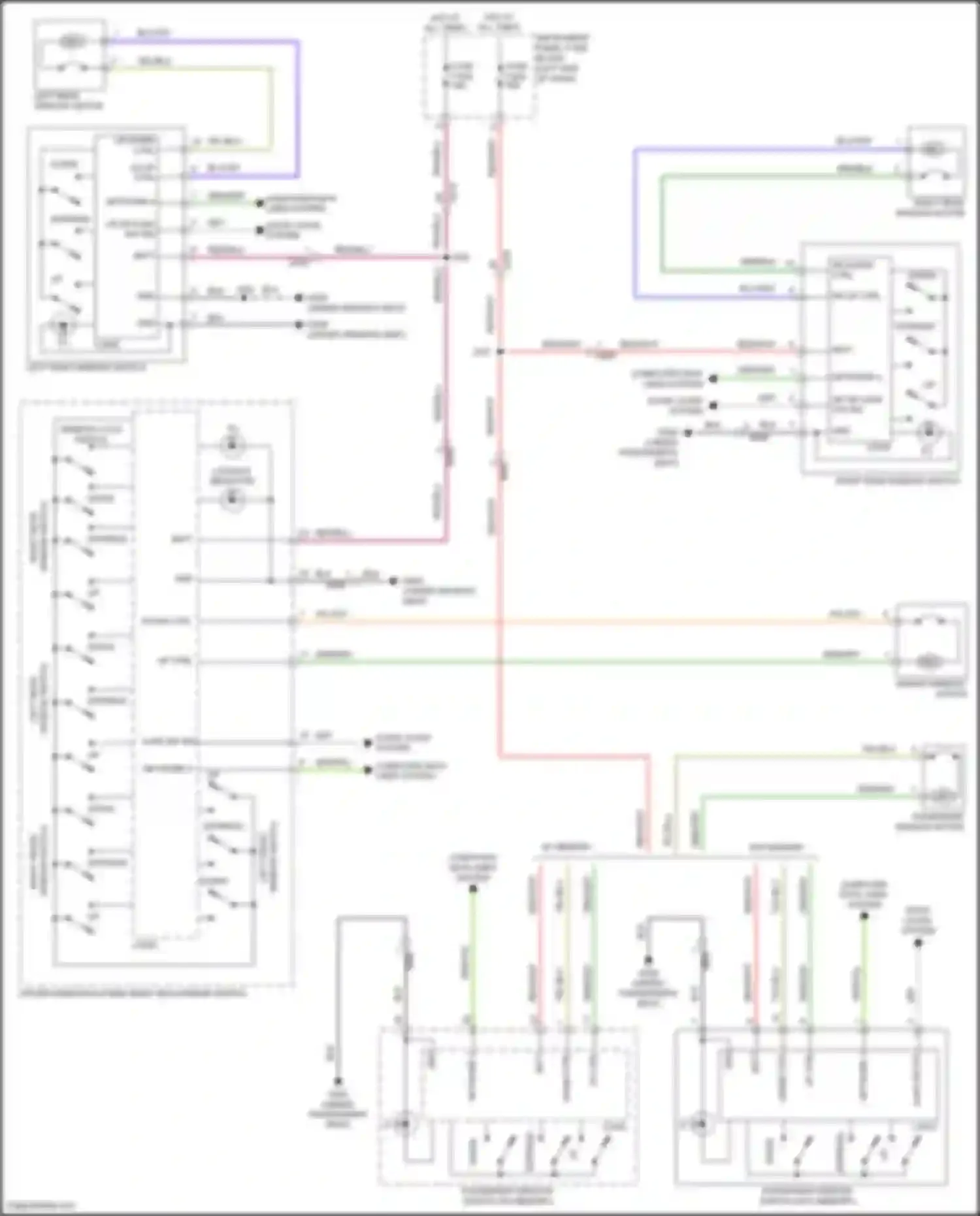 Wiring diagram lr up ctrl for Chevrolet Malibu IX facelift (2018-2024) (1 of 2)