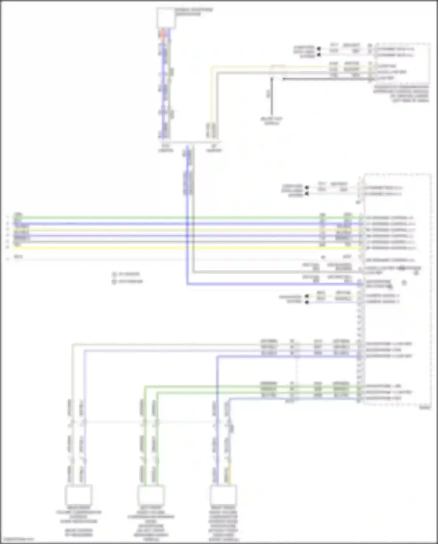 Wiring diagram navigation system for Chevrolet Malibu IX facelift (2018-2024) (6 of 7)