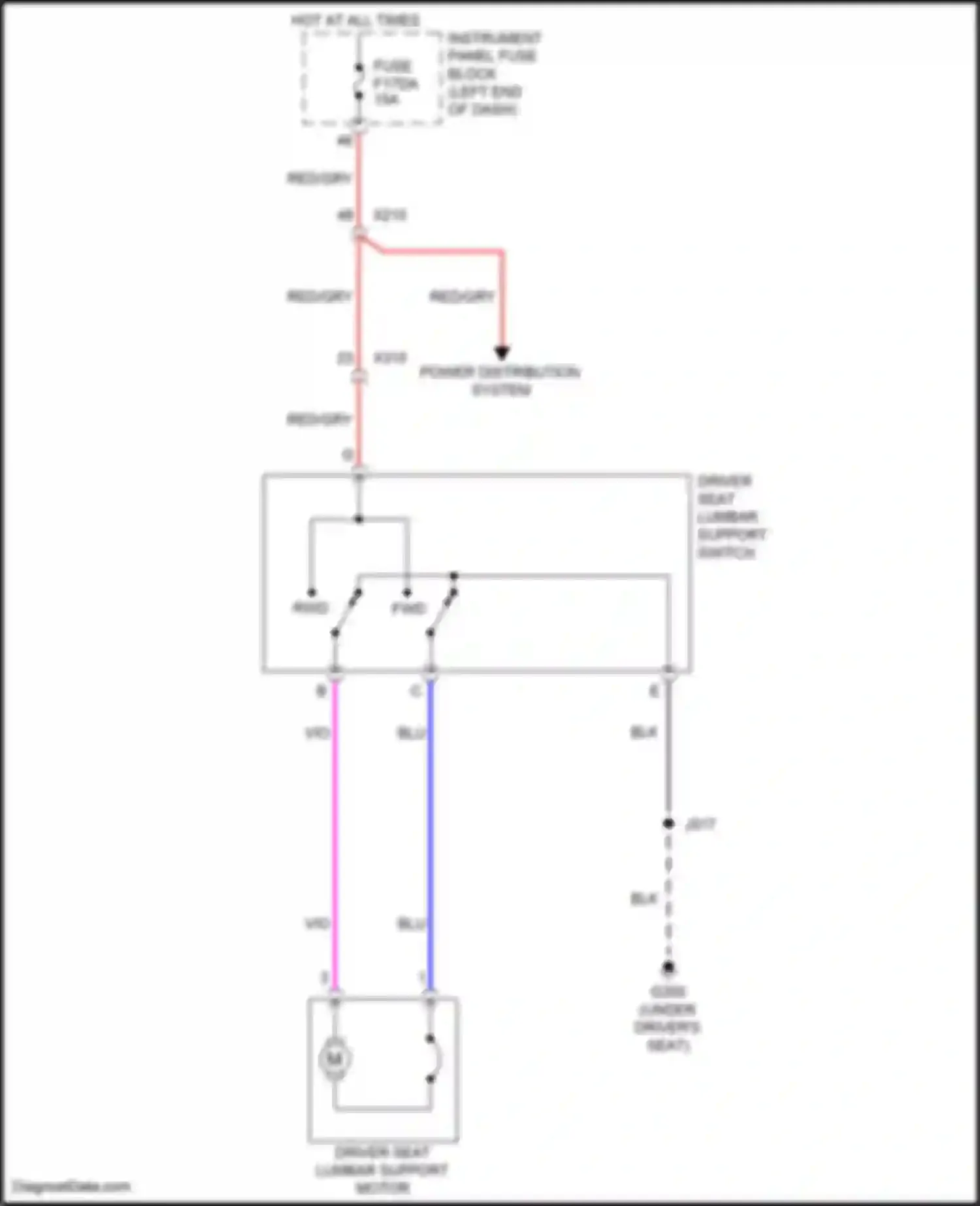 Wiring diagram power distribution system for Chevrolet Malibu IX facelift (2018-2024) (4 of 16)