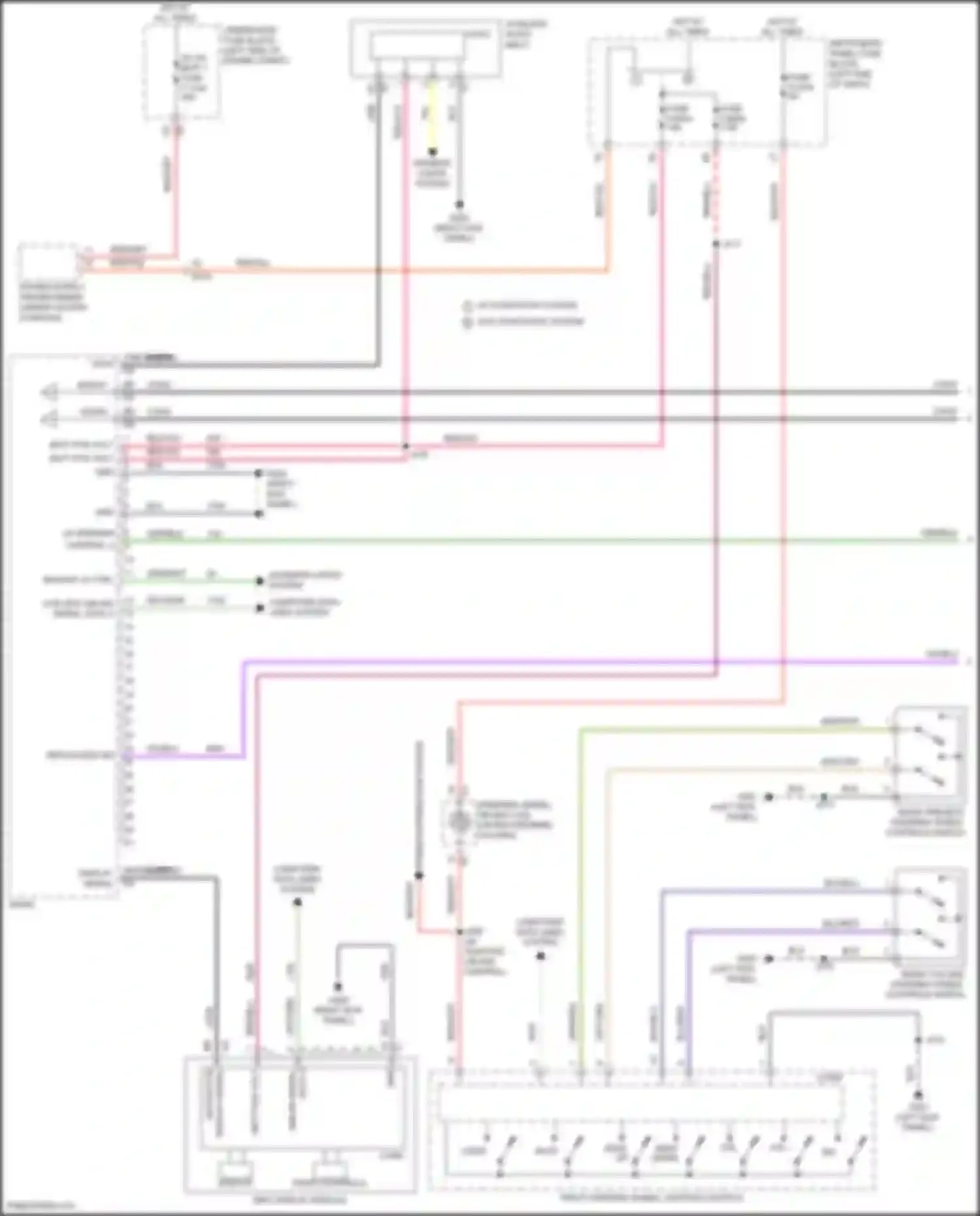 Wiring diagram radio controls for Chevrolet Malibu IX facelift (2018-2024) (1 of 4)