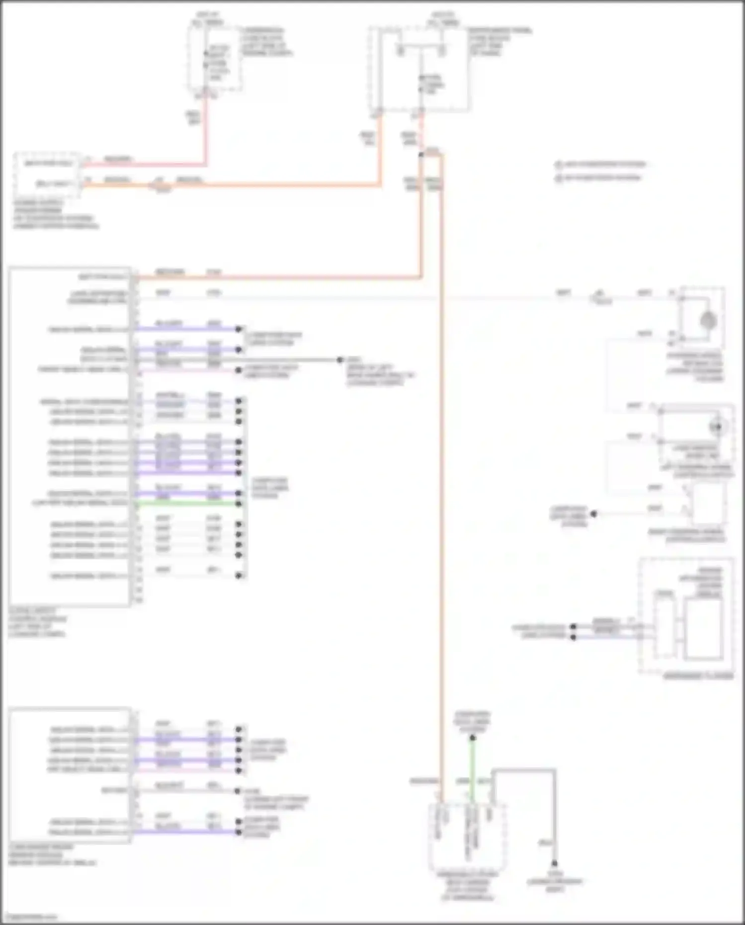 Wiring diagram right steering wheel controls switch for Chevrolet Malibu IX facelift (2018-2024) (1 of 11)