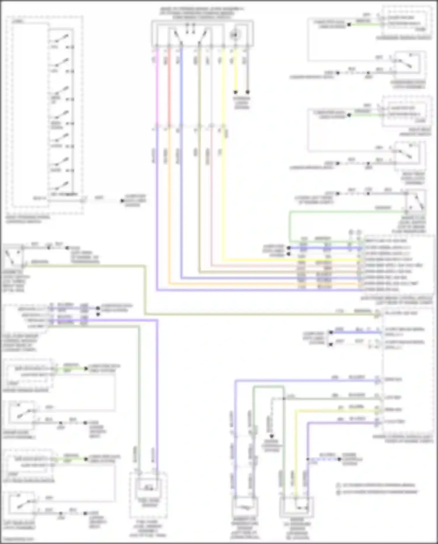 Wiring diagram sel network bus 12 for Chevrolet Malibu IX facelift (2018-2024) (1 of 1)