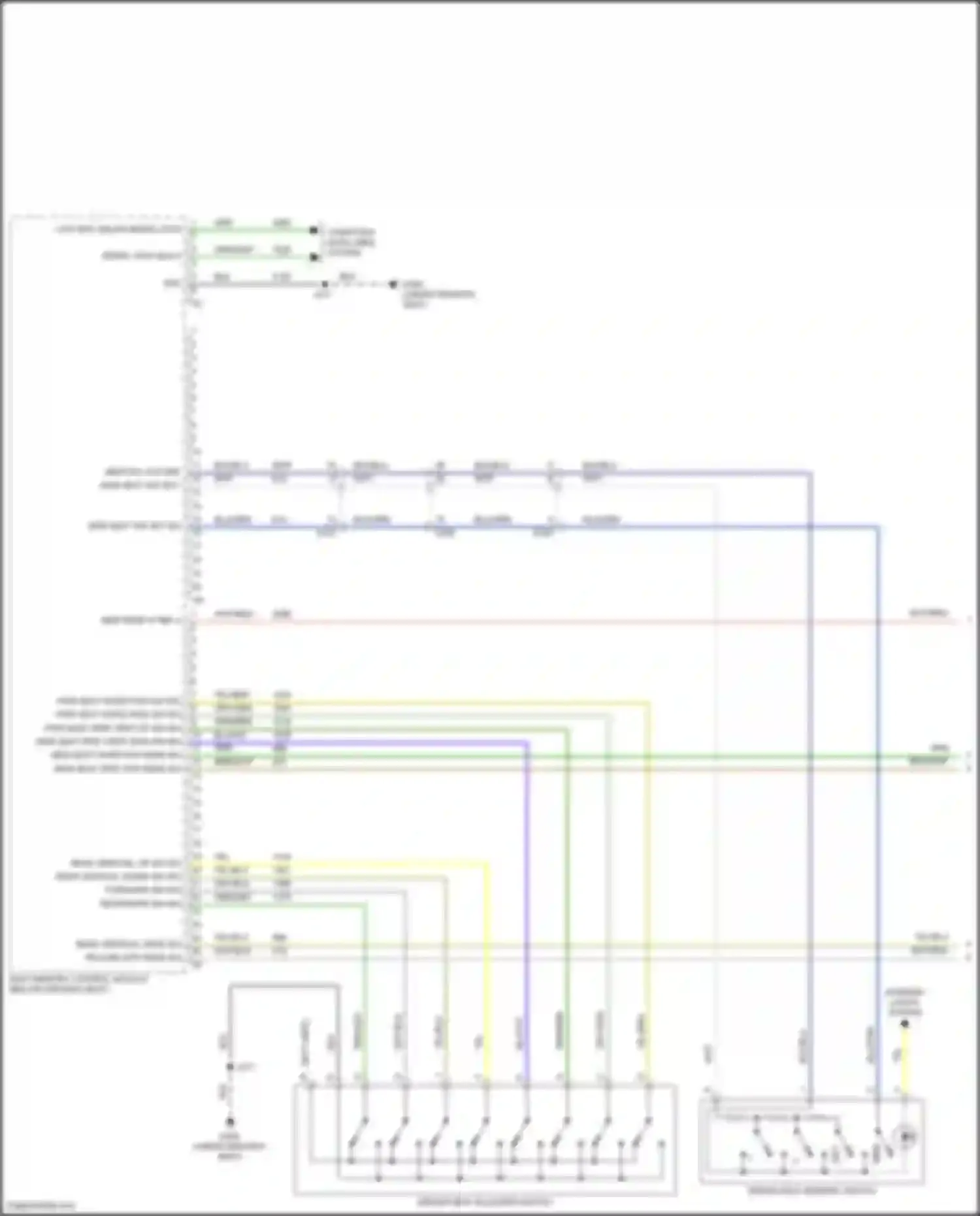 Wiring diagram serial data bus 8 for Chevrolet Malibu IX facelift (2018-2024) (2 of 2)