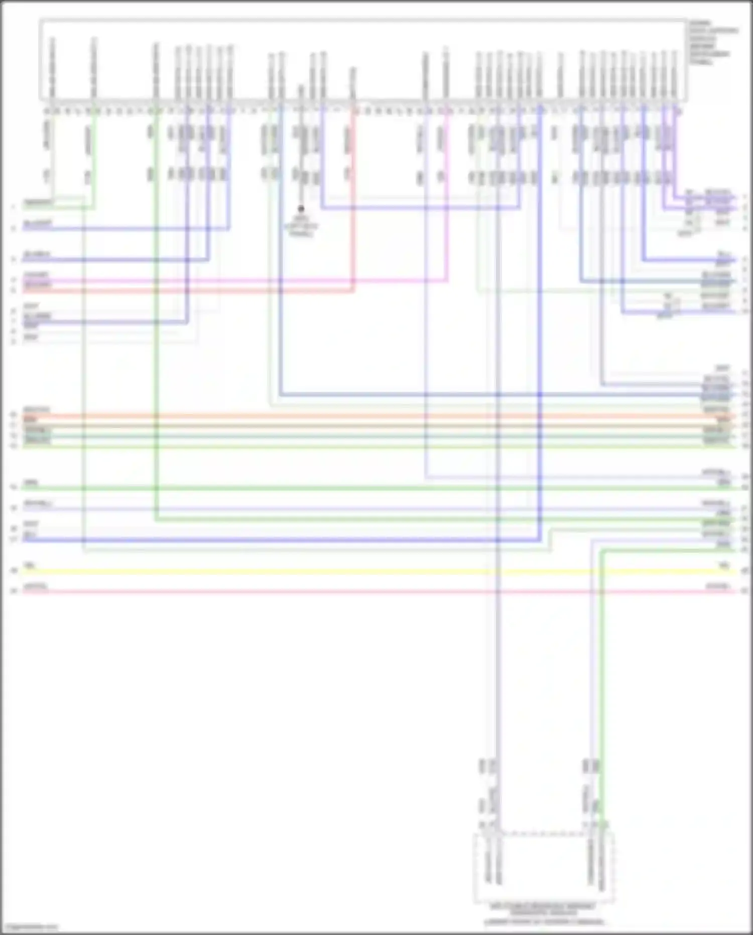 Wiring diagram serial data gateway module for Chevrolet Malibu IX facelift (2018-2024) (1 of 4)
