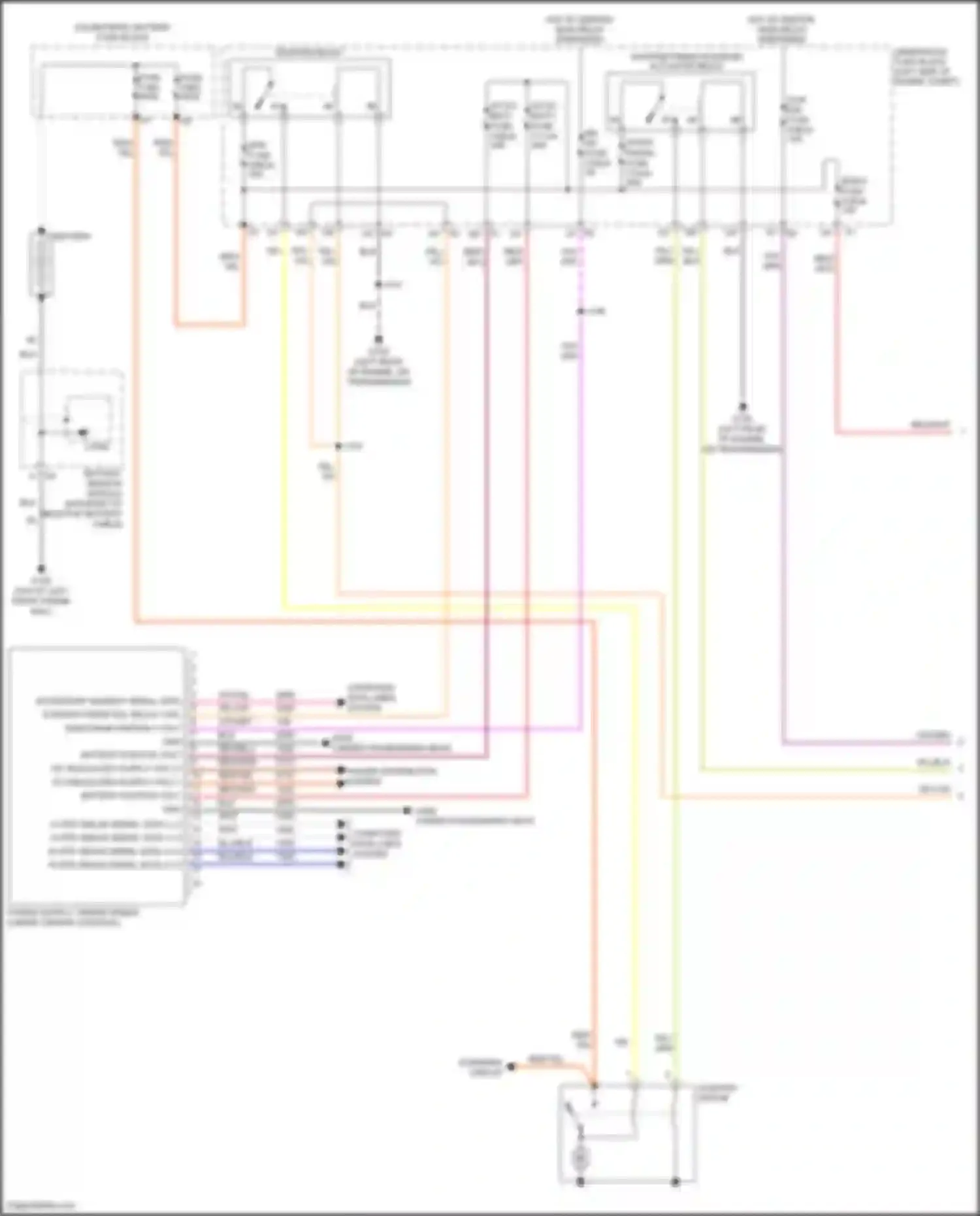 Wiring diagram starter pinion sol relay ctrl for Chevrolet Malibu IX facelift (2018-2024) (1 of 2)